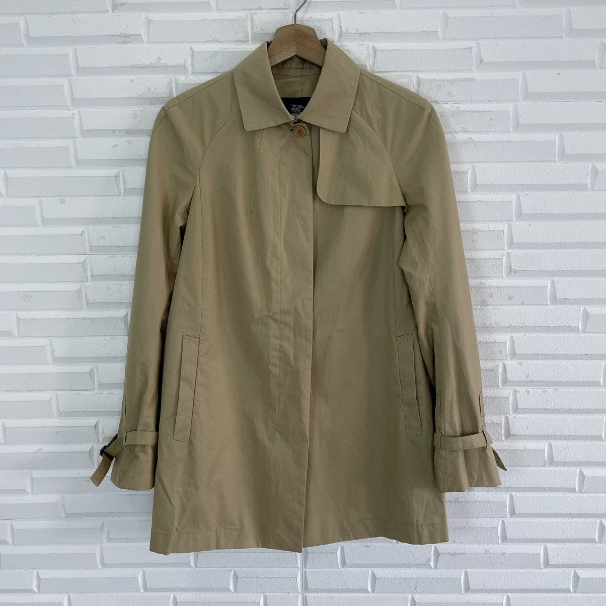 image of Burberry London Beige Trench Coat, Women's (Size Small)