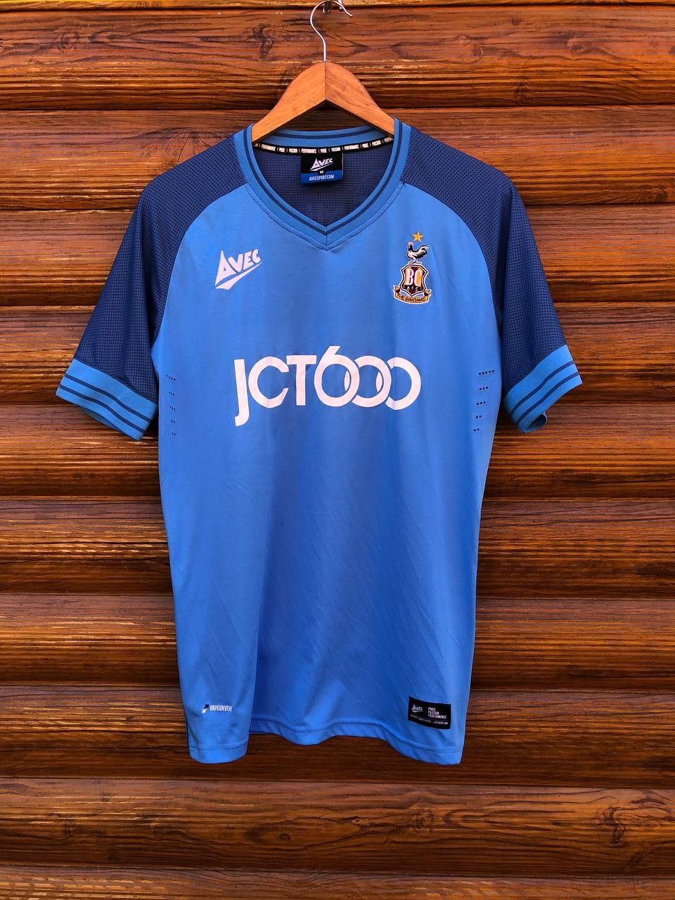Vintage BRADFORD CITY THE BANTAMS ENGLAND SOCCER FOOTBALL JERSEY Size US M / EU 48-50 / 2 - 1 Thumbnail