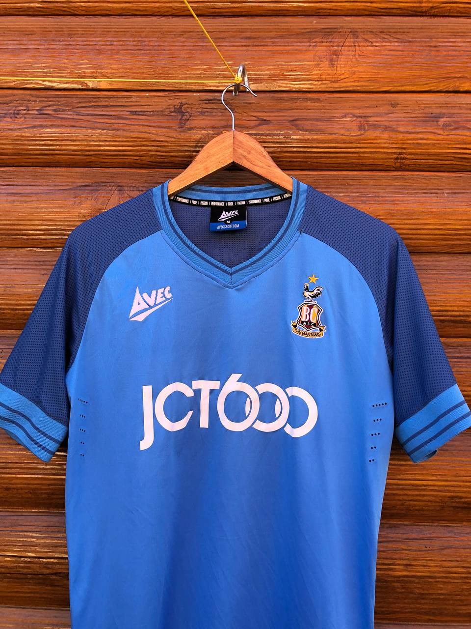 Vintage BRADFORD CITY THE BANTAMS ENGLAND SOCCER FOOTBALL JERSEY Size US M / EU 48-50 / 2 - 2 Thumbnail