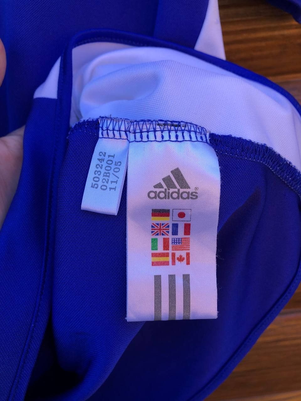 Vintage France National Football Team Soccer Jersey Adidas Size US XL / EU 56 / 4 - 9 Thumbnail