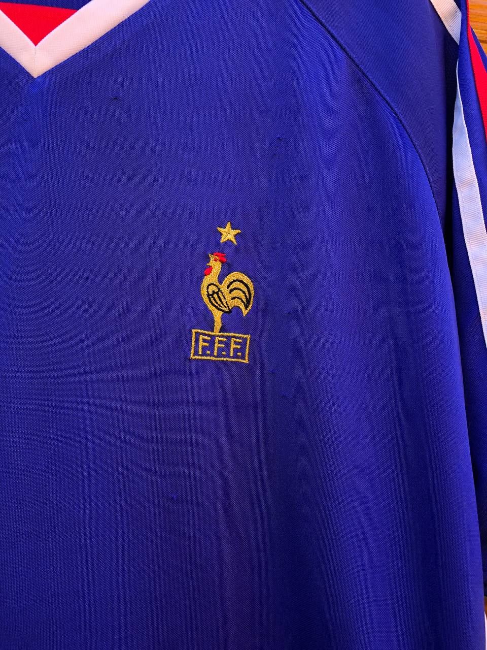 Vintage France National Football Team Soccer Jersey Adidas Size US XL / EU 56 / 4 - 4 Thumbnail