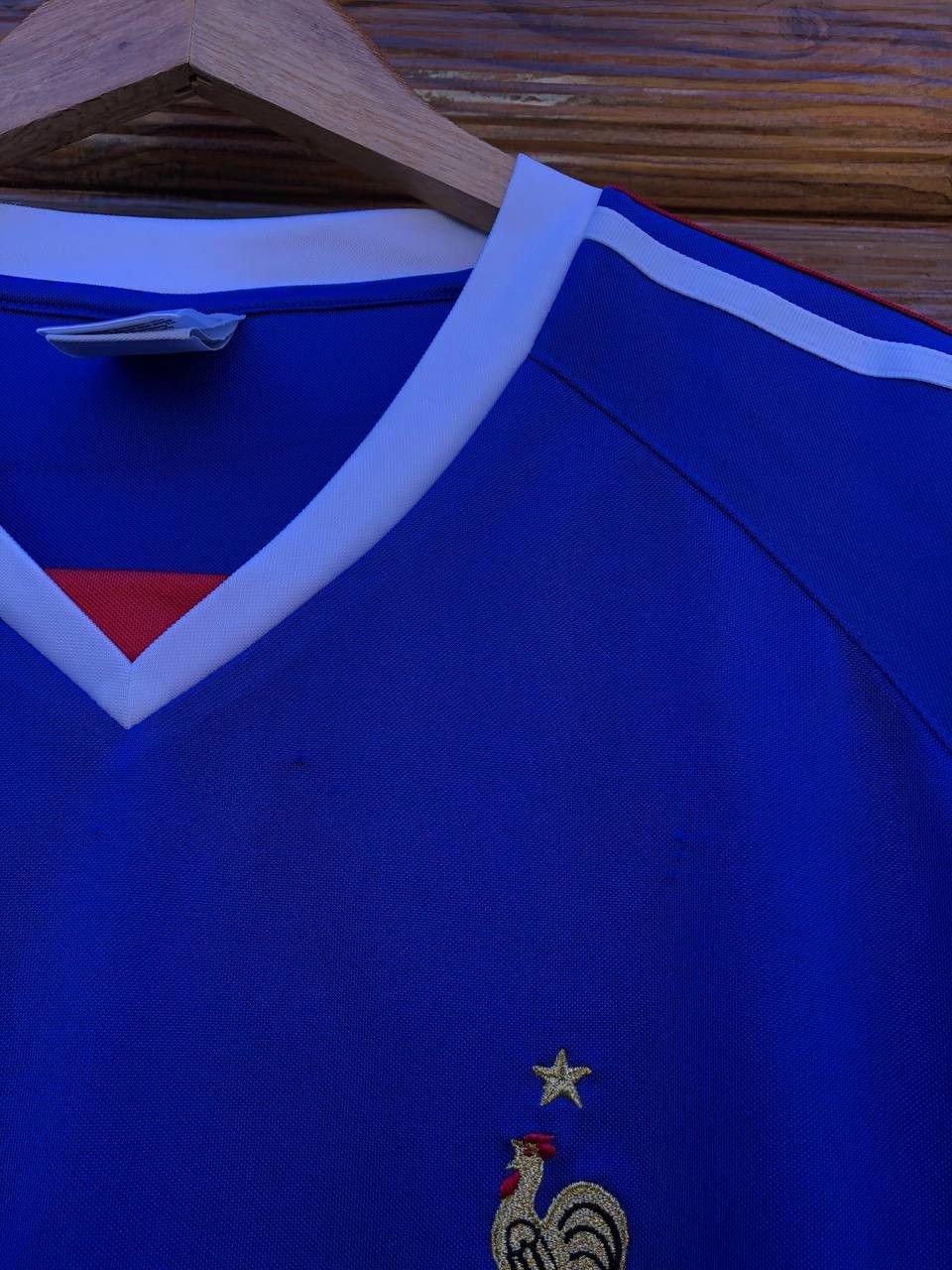 Vintage France National Football Team Soccer Jersey Adidas Size US XL / EU 56 / 4 - 6 Thumbnail
