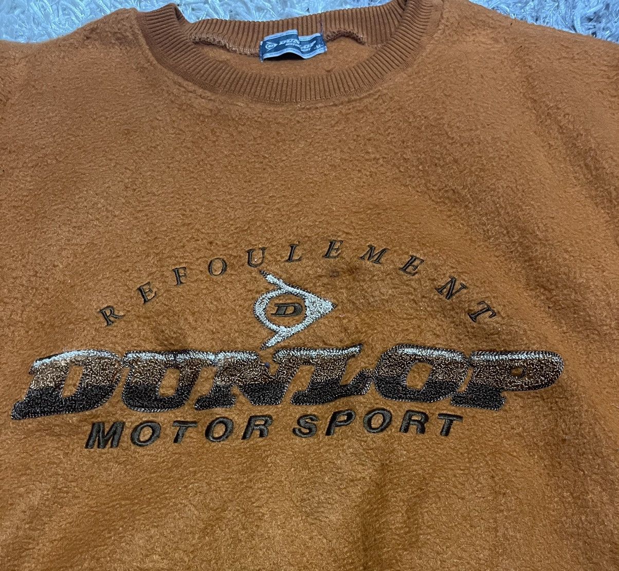 Dunlop VINTAGE DUNLOP MOTOR SPORT BIG LOGO SWEATSHIRT JAPAN Size US M / EU 48-50 / 2 - 4 Thumbnail