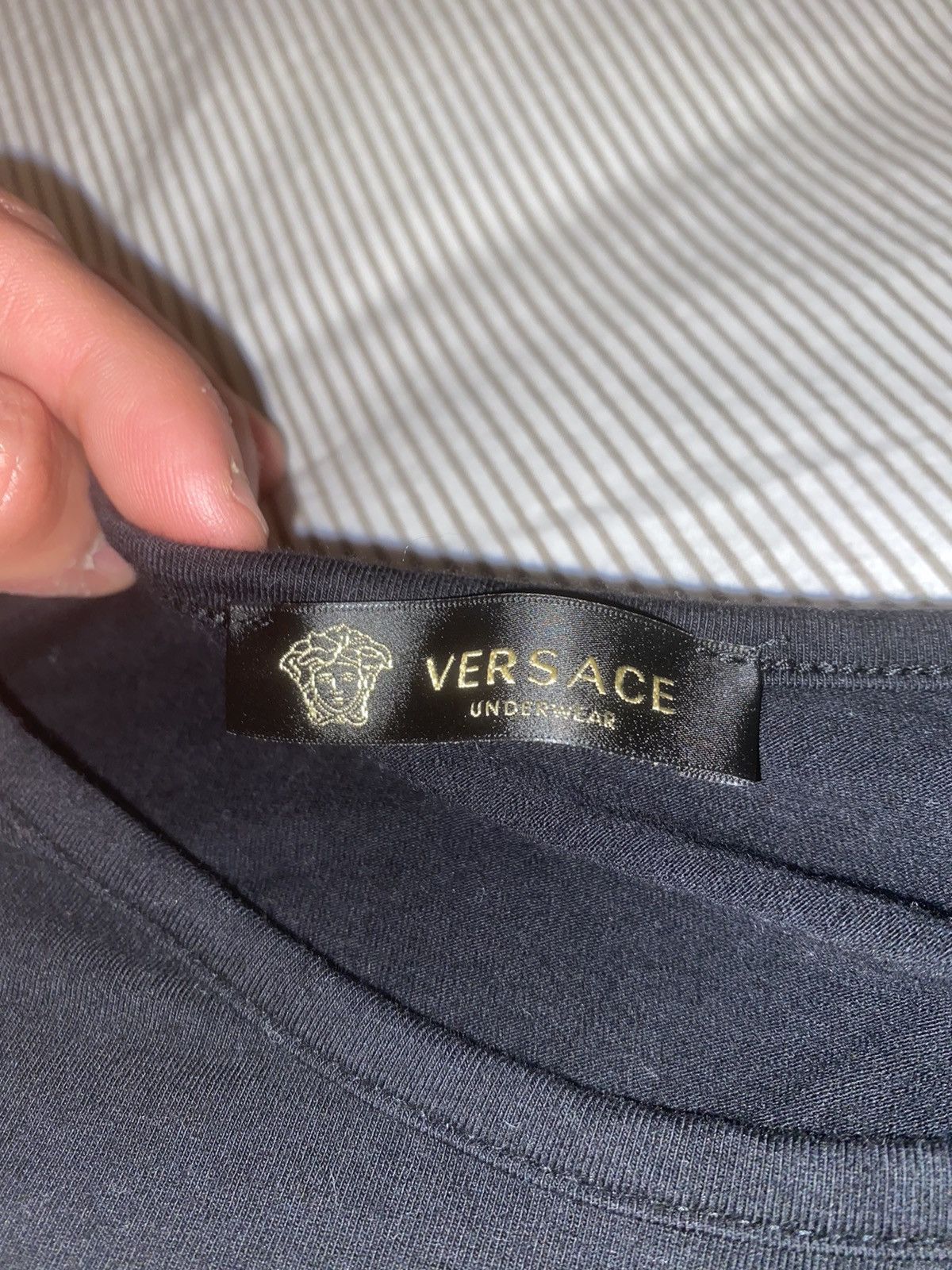 Versace Versace Black long sleeve shirt Size US S / EU 44-46 / 1 - 2 Thumbnail