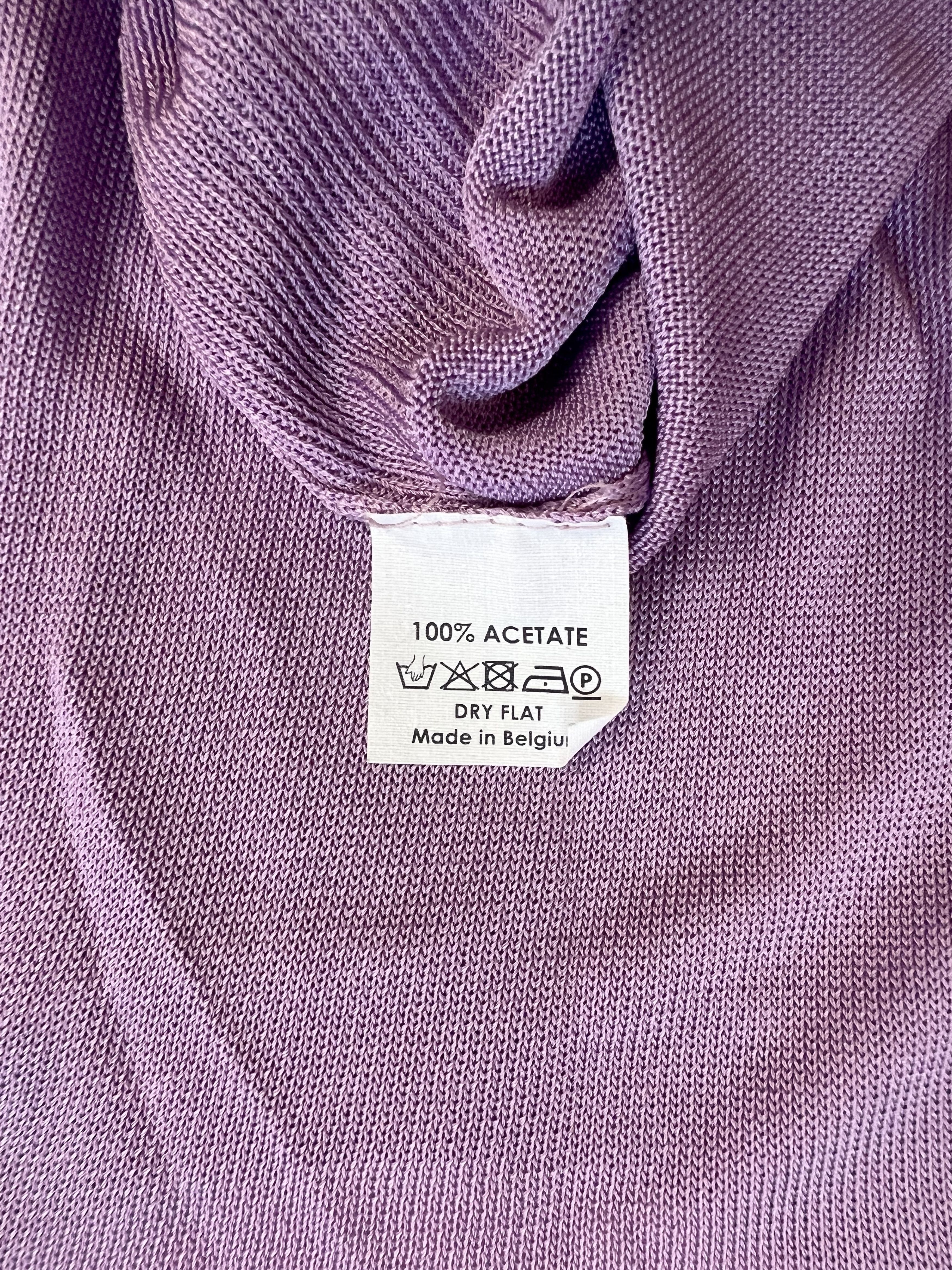 Dries Van Noten ⚡️QUICK SALE⚡️ Dries Van Noten Lilac Knit Sweater Size US XS / EU 42 / 0 - 4 Thumbnail