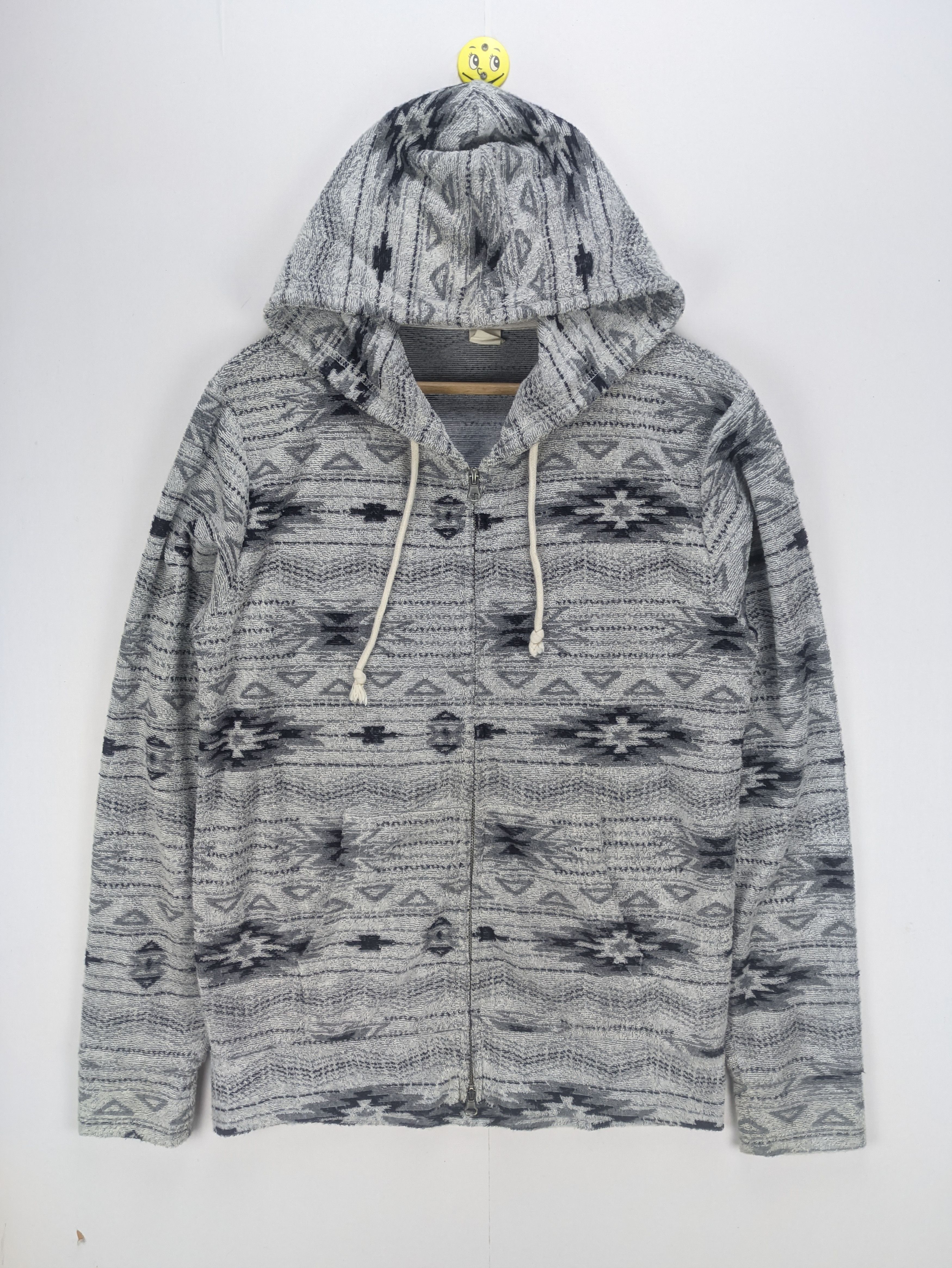 Japanese Brand Steals🔥Hoodie Jacket Navajo Pattern by Beyes Size US M / EU 48-50 / 2 - 1 Thumbnail