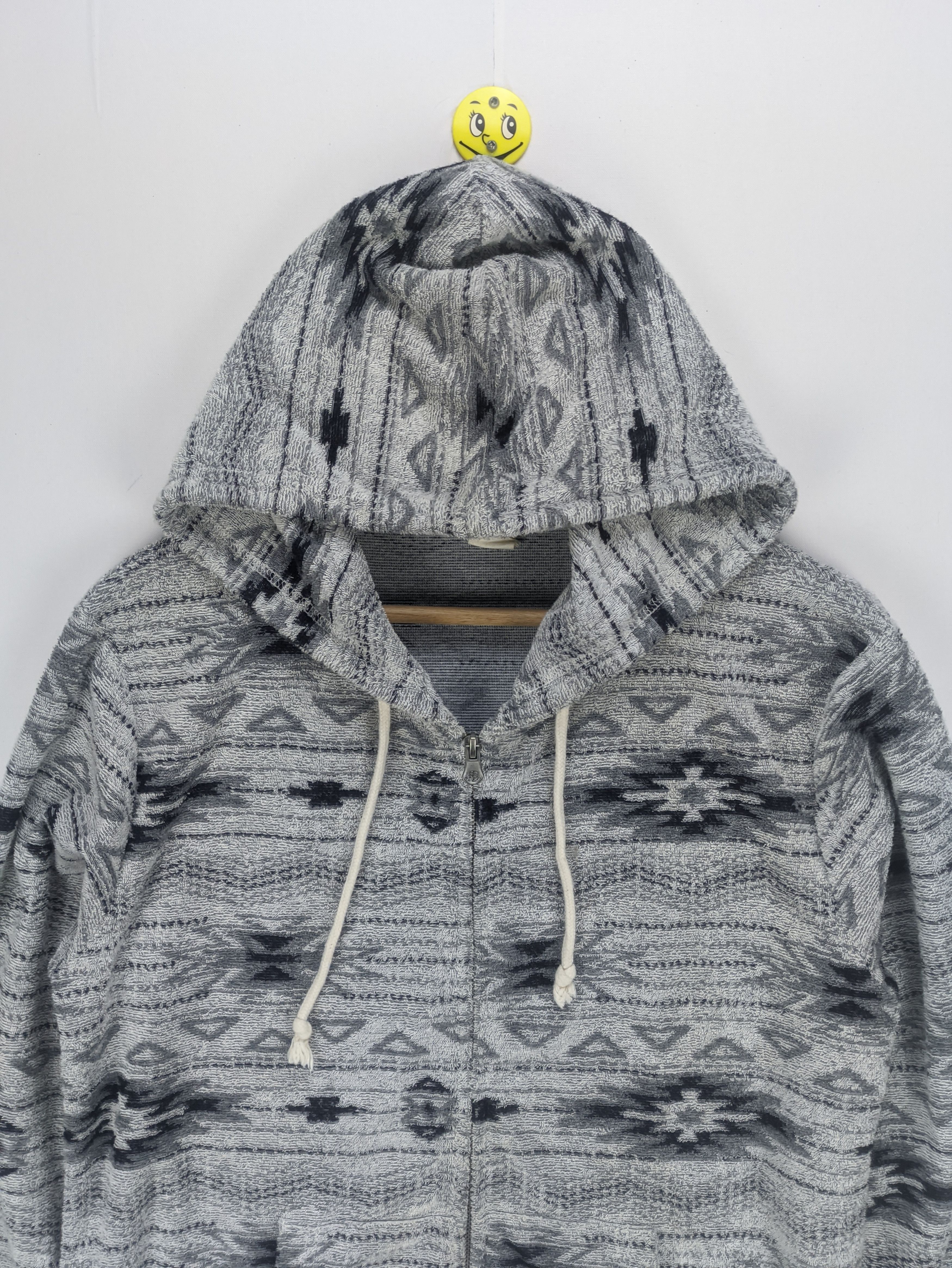 Japanese Brand Steals🔥Hoodie Jacket Navajo Pattern by Beyes Size US M / EU 48-50 / 2 - 6 Thumbnail