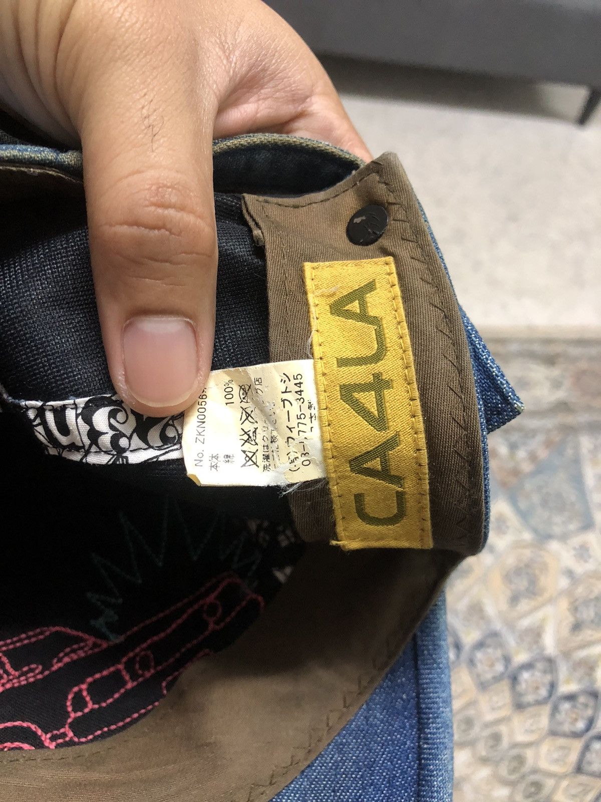 CA4LA Vintage Ca4la Embroidery Classic Car Distressed Summer Cap Size ONE SIZE - 2 Thumbnail