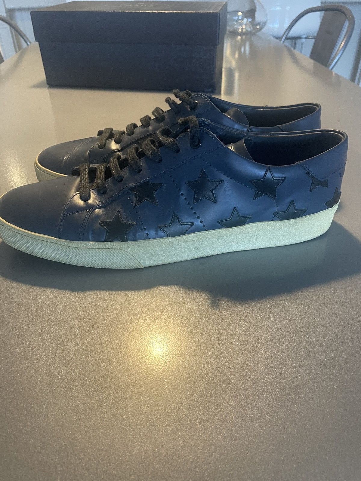 Saint Laurent Paris Saint Laurent SL/06 Navy/Black rare Size US 10.5 / EU 43-44 - 5 Thumbnail