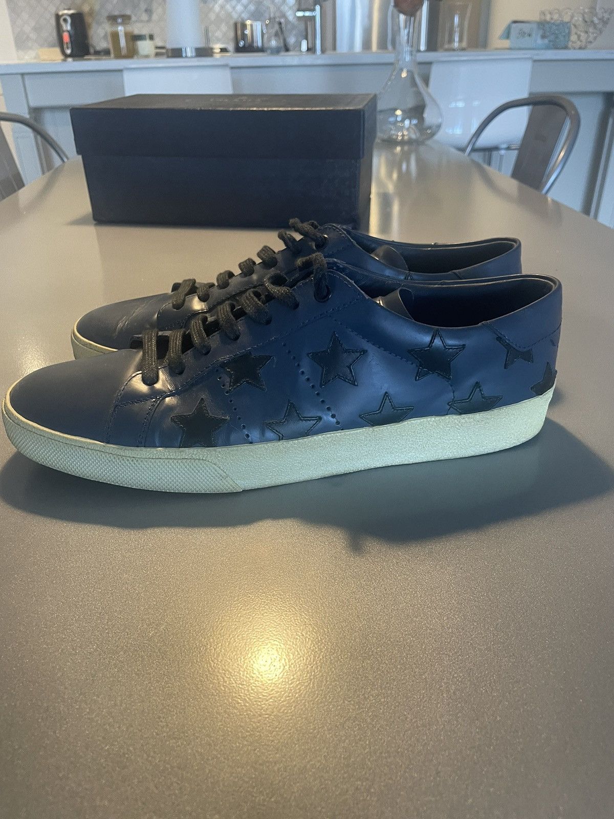Saint Laurent Paris Saint Laurent SL/06 Navy/Black rare Size US 10.5 / EU 43-44 - 4 Thumbnail