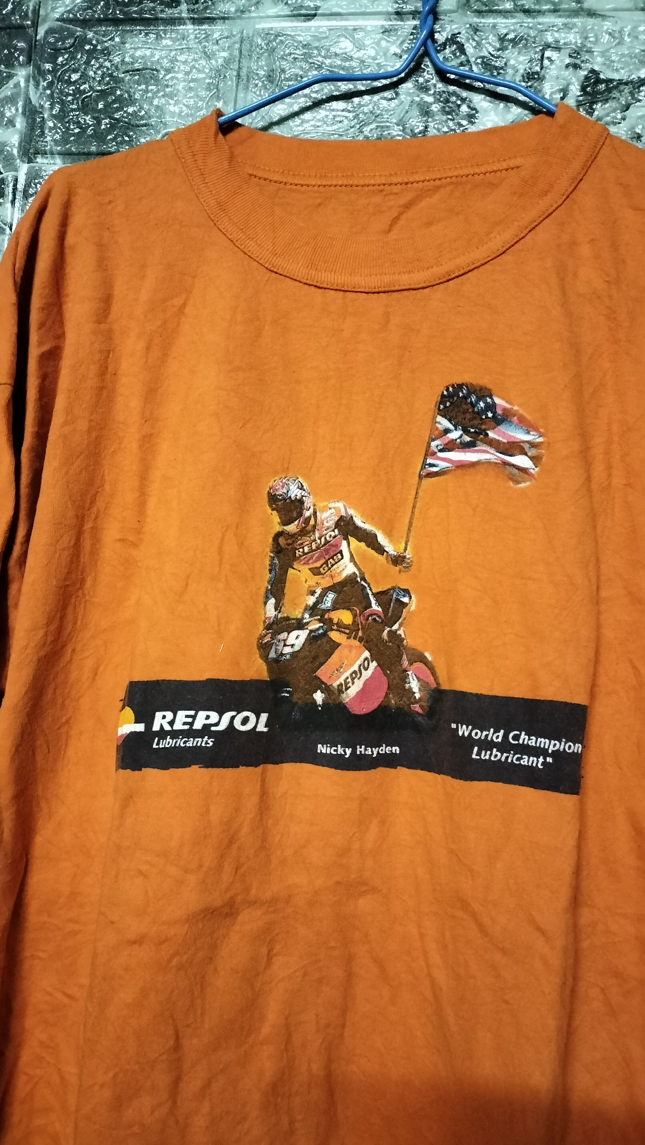 Vintage Vintage Moto GP Repsol Nicky Hyden Lubricant Oil Size US L / EU 52-54 / 3 - 3 Thumbnail