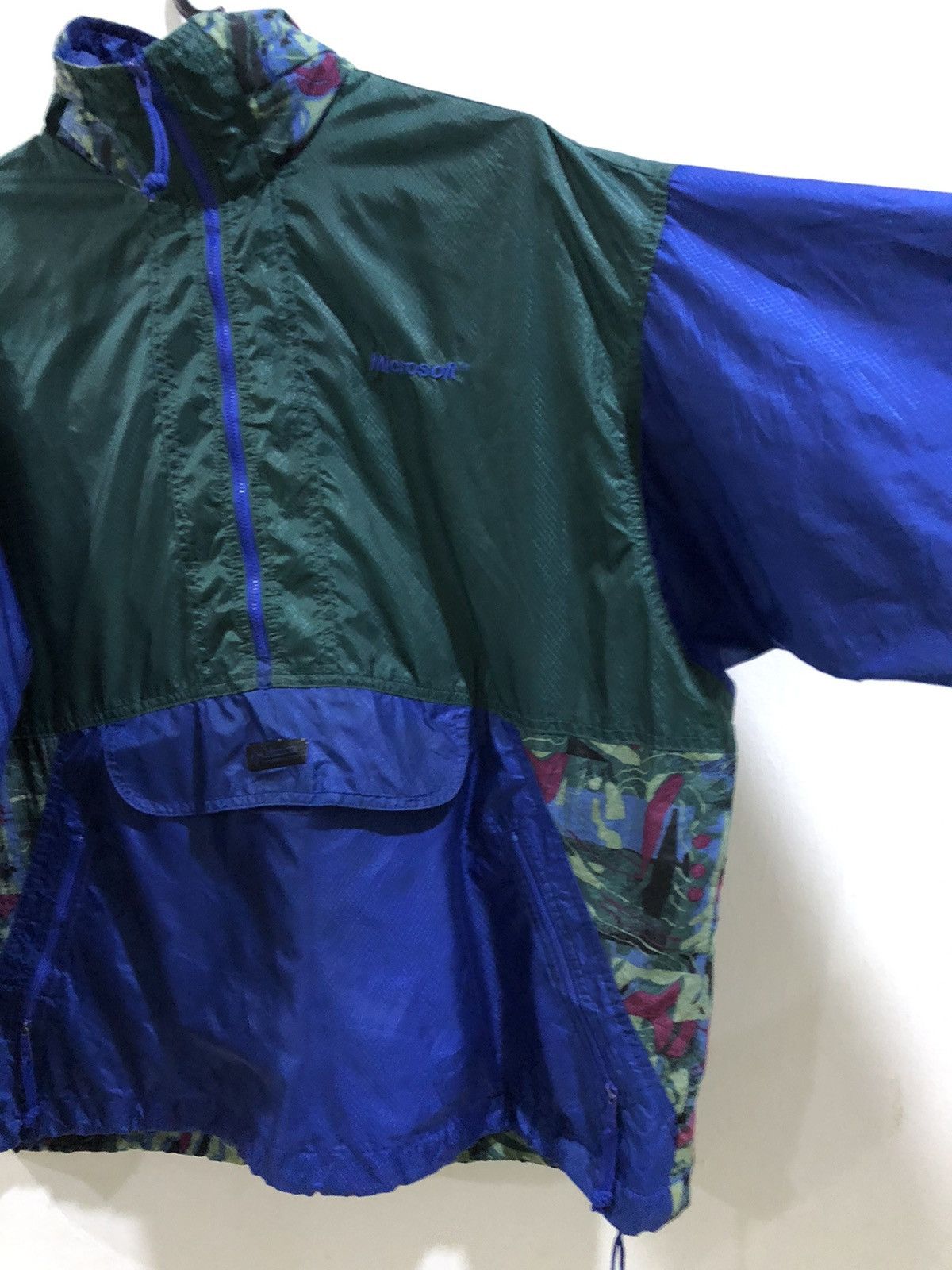 Columbia Vintage Columbia anorak packable windbreaker blue jacket Size US L / EU 52-54 / 3 - 3 Thumbnail
