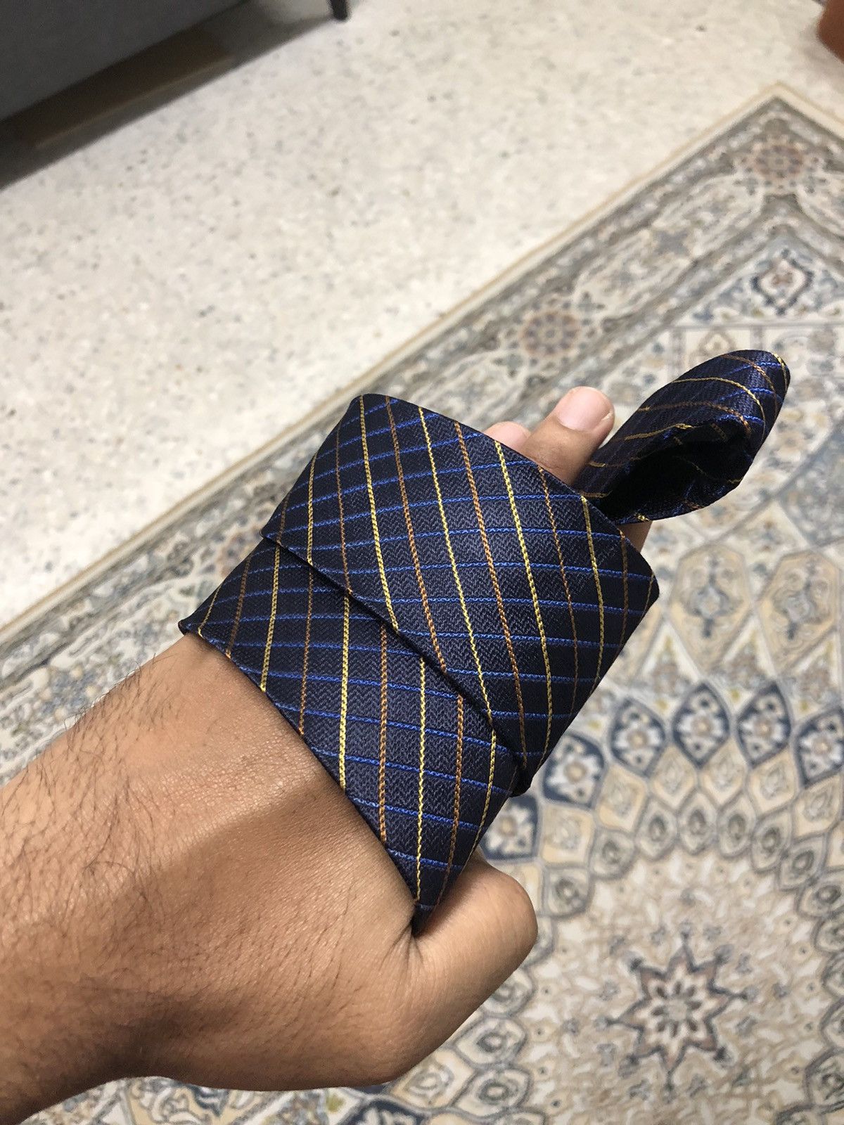 Burberry × Vintage Vintage Burberry London Strip Blue Silk Ties Size ONE SIZE - 4 Thumbnail