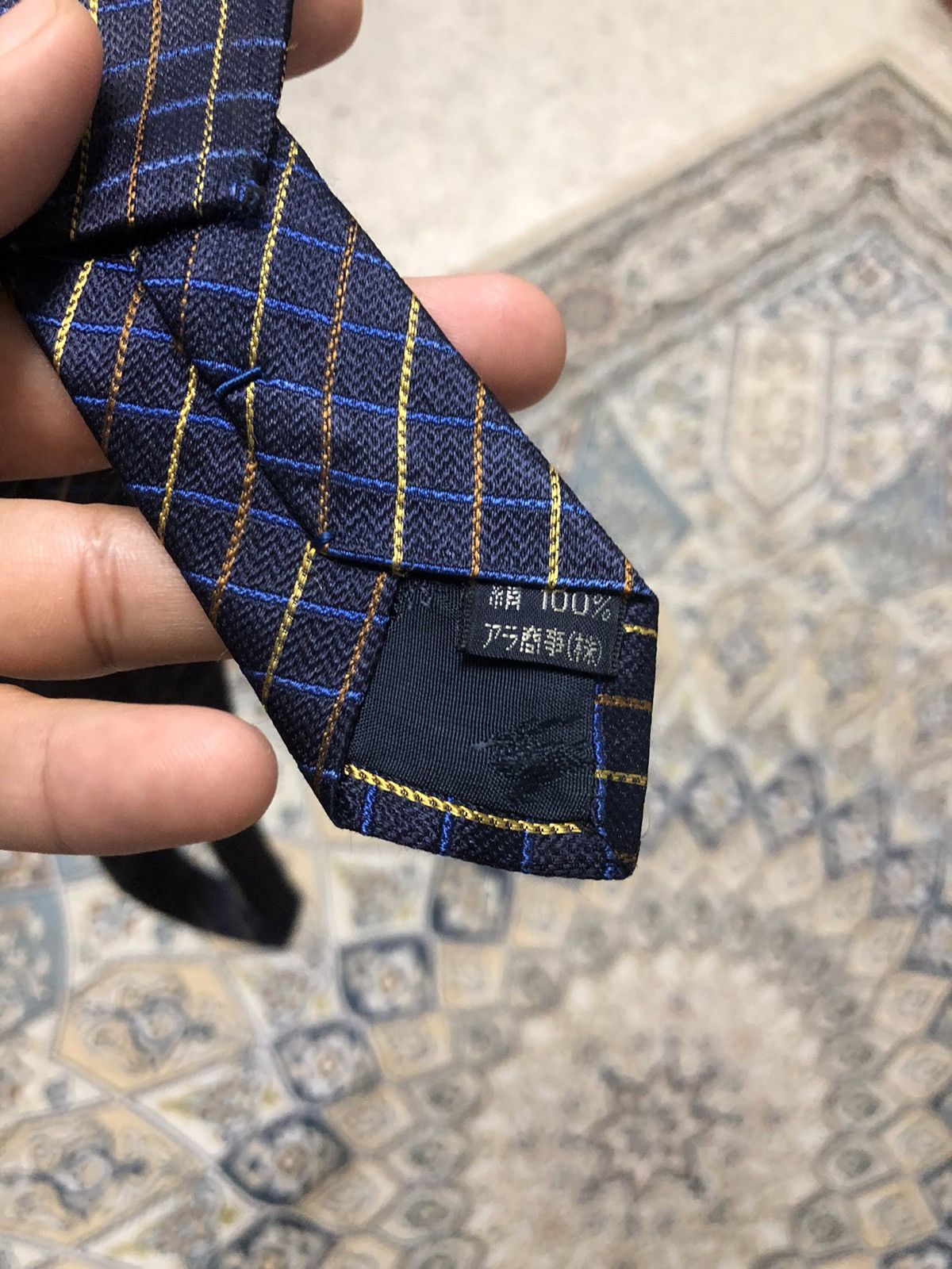 Burberry × Vintage Vintage Burberry London Strip Blue Silk Ties Size ONE SIZE - 7 Thumbnail
