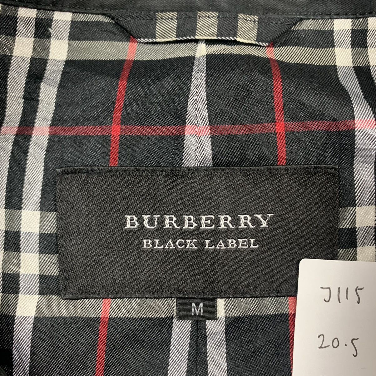 Vintage Burberry Black Label Button Up Jacket