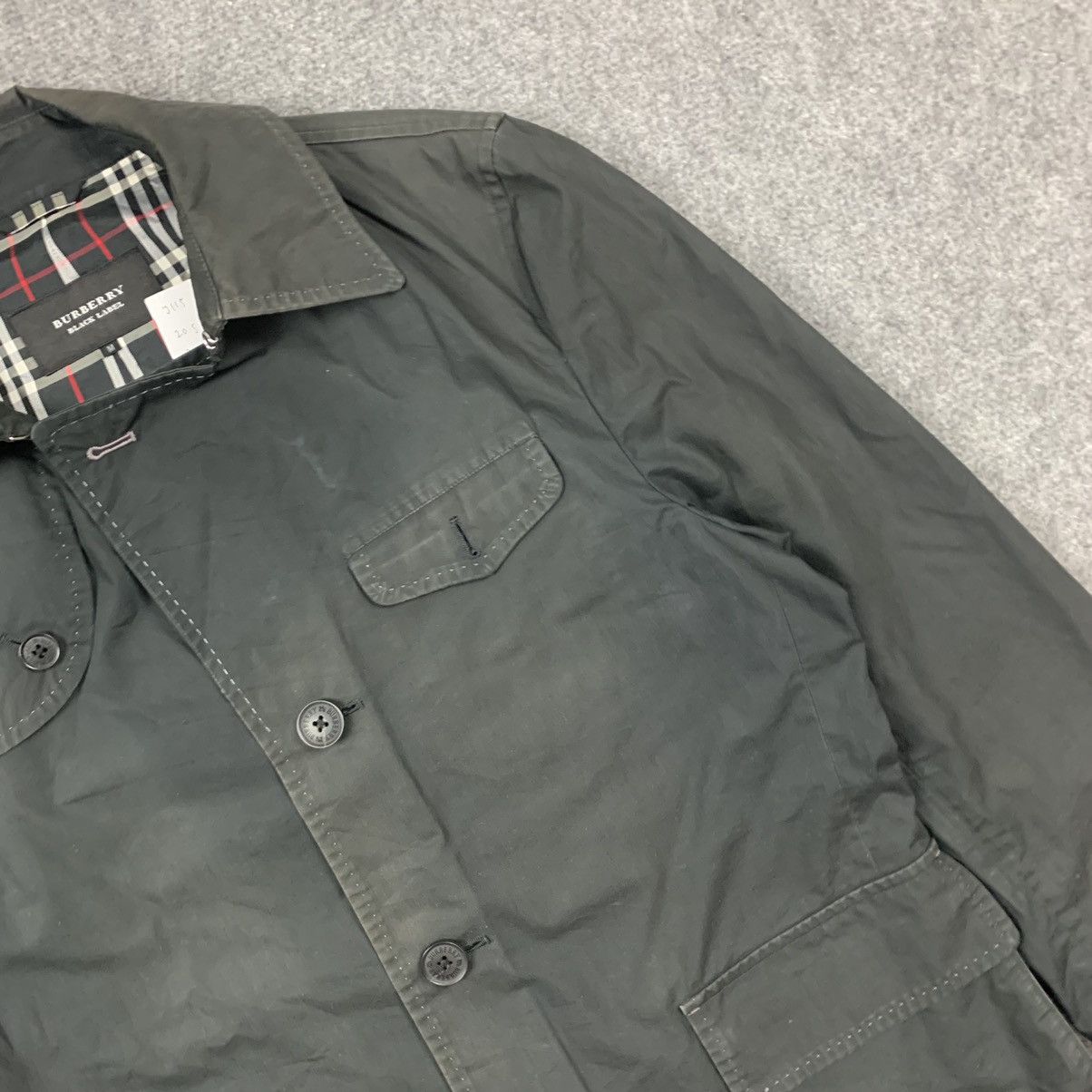 Vintage Burberry Black Label Button Up Jacket