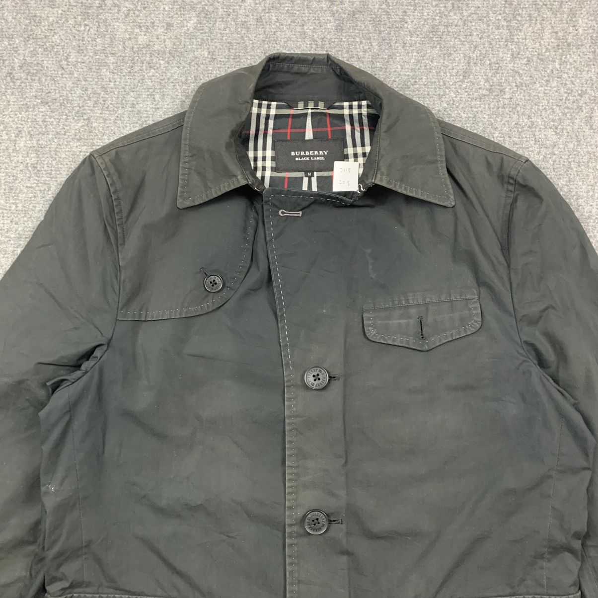 Vintage Burberry Black Label Button Up Jacket