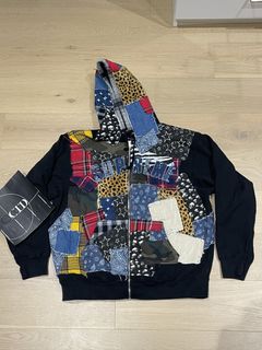 Supreme Patchwork Hoodie | Grailed