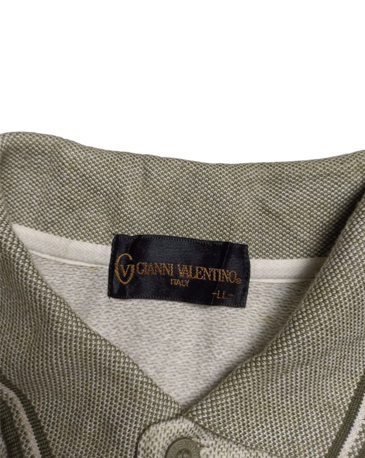 Gianni Valentino × Valentino × Vintage Vintage Gianni Valentino Polo Shirt Size US XL / EU 56 / 4 - 5 Thumbnail