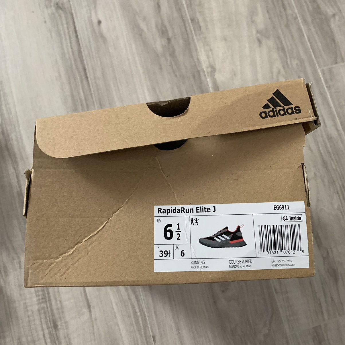 Adidas Adidas RapidaRun elite j size 6.5 Size US 6.5 / EU 39-40 - 7 Thumbnail