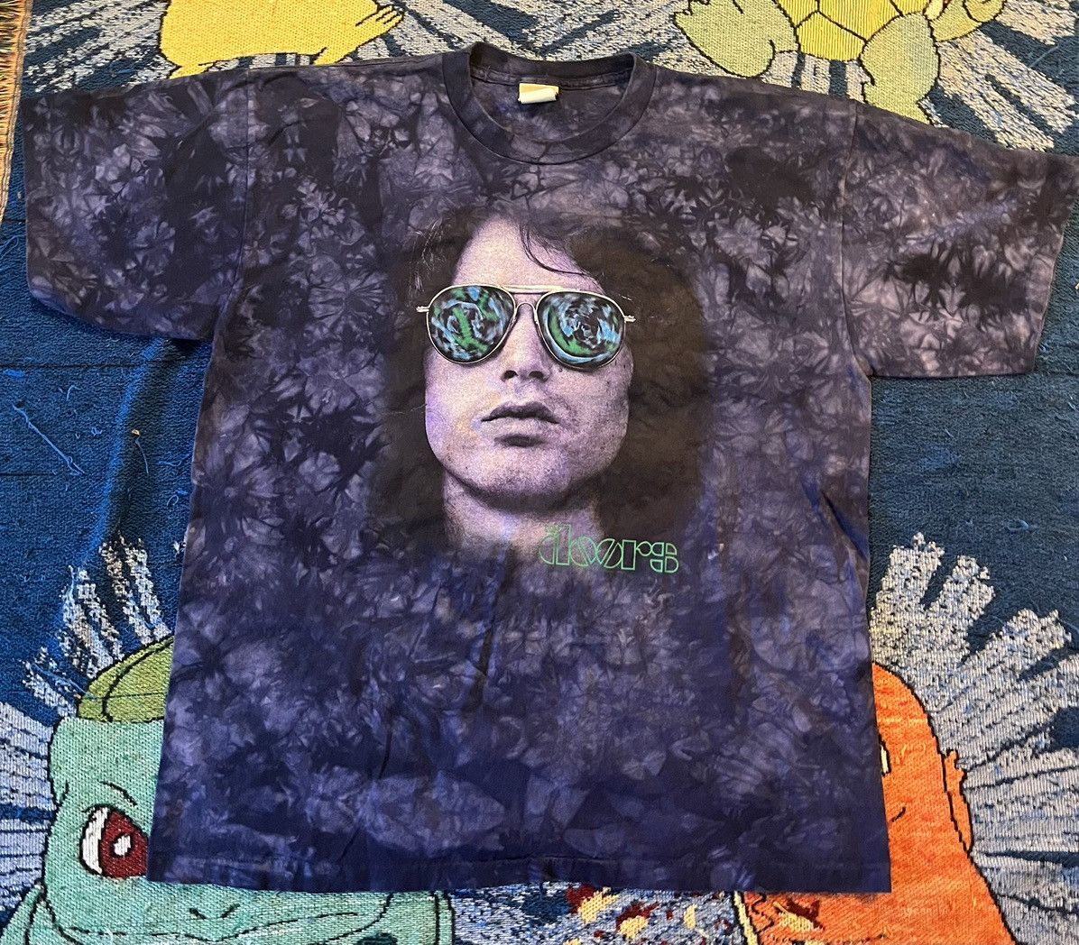 Store Vintage Liquid Blue The Doors Band T-Shirt