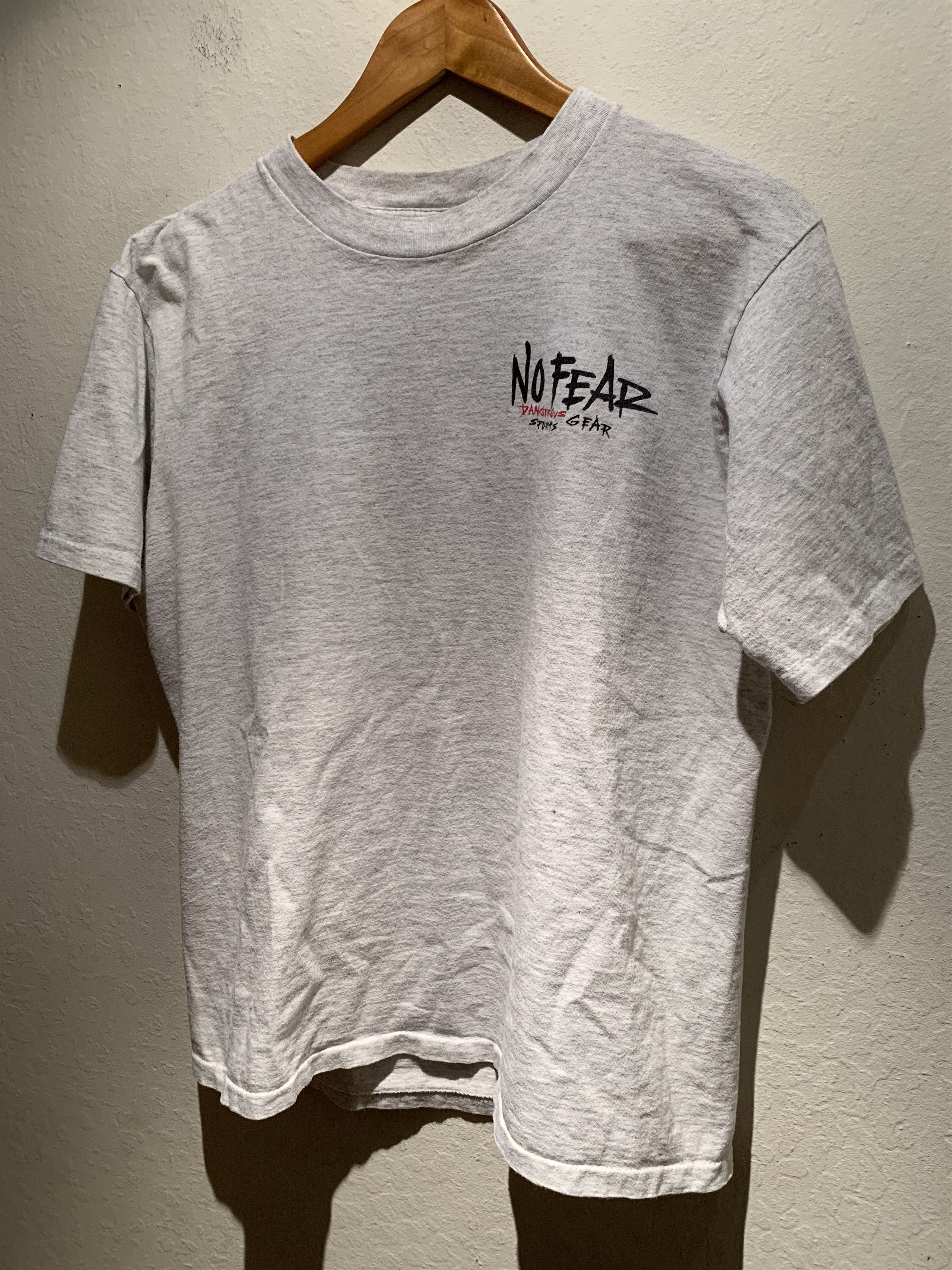 No Fear *RARE* Vintage No Fear Kick Some Ass USA-Made T-Shirt Size US M / EU 48-50 / 2 - 2 Thumbnail