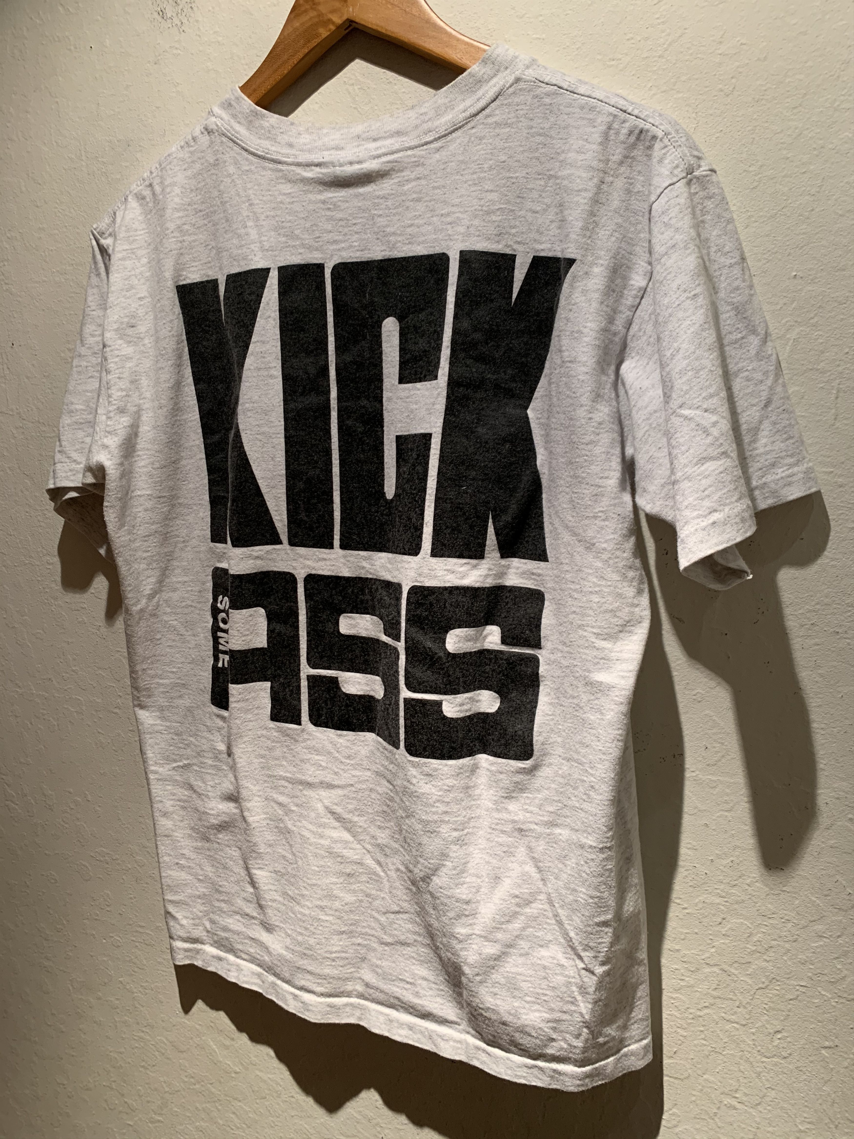 No Fear *RARE* Vintage No Fear Kick Some Ass USA-Made T-Shirt Size US M / EU 48-50 / 2 - 1 Thumbnail