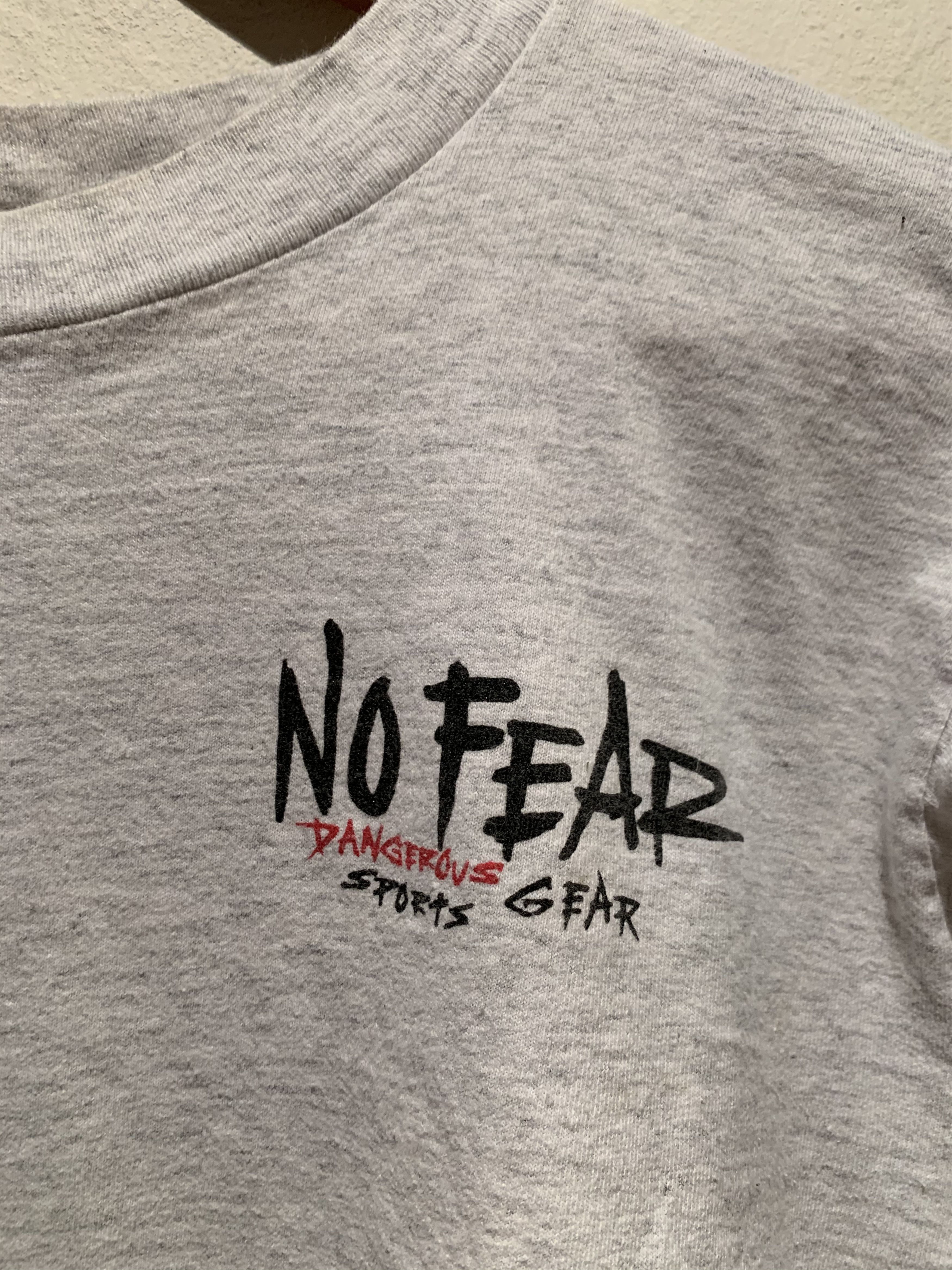 No Fear *RARE* Vintage No Fear Kick Some Ass USA-Made T-Shirt Size US M / EU 48-50 / 2 - 4 Thumbnail