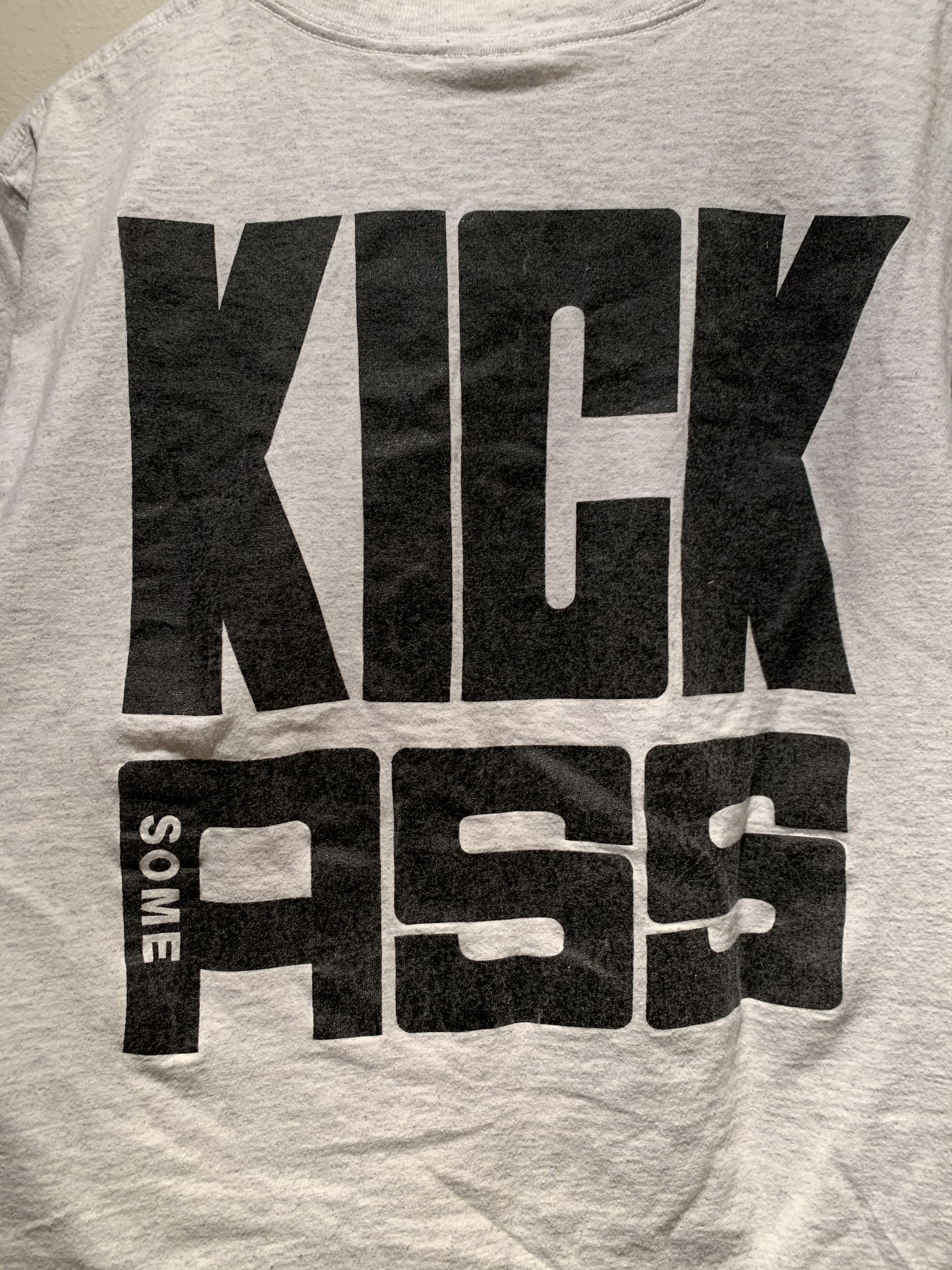No Fear *RARE* Vintage No Fear Kick Some Ass USA-Made T-Shirt Size US M / EU 48-50 / 2 - 3 Thumbnail