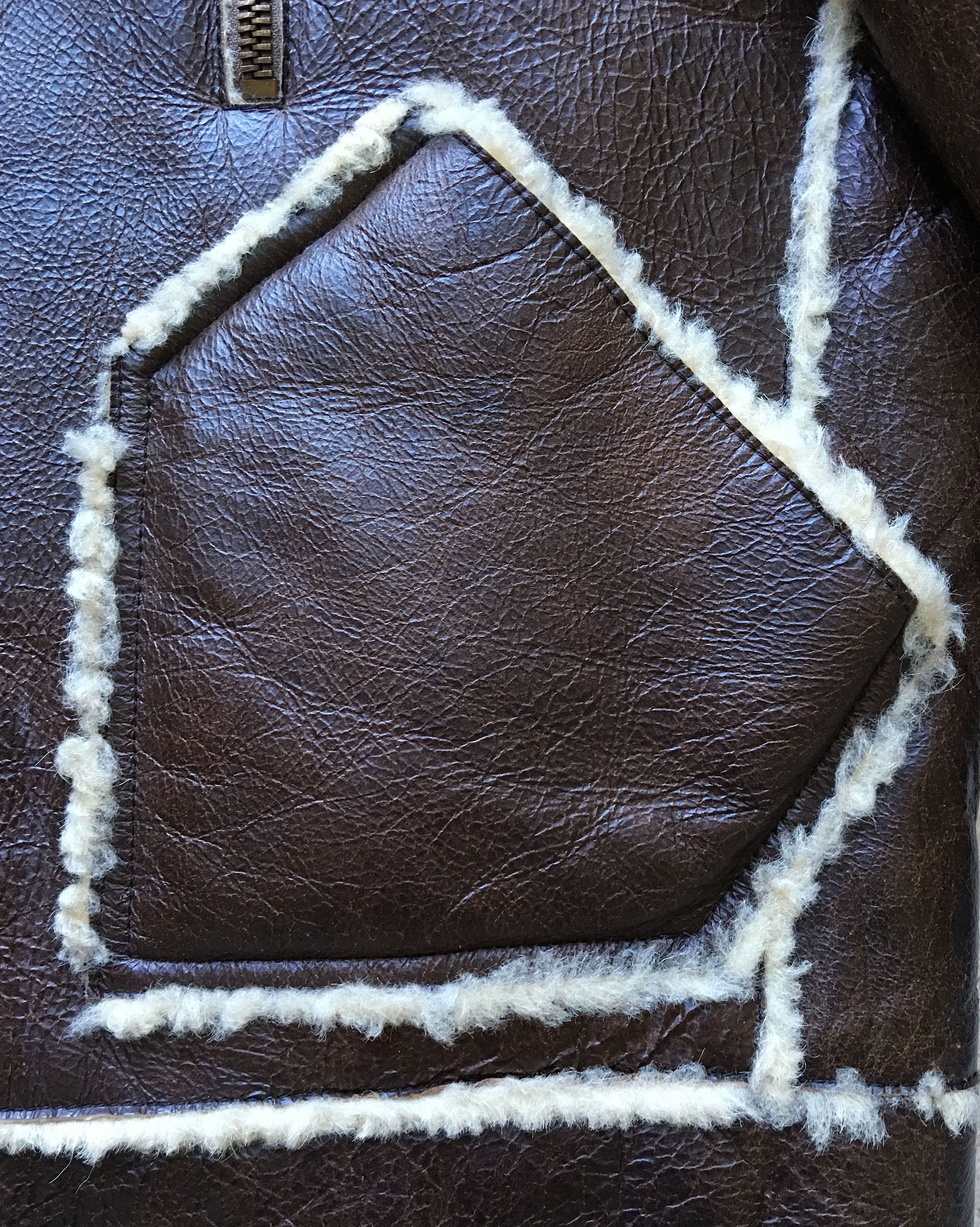 Other VOYAGE PASSION Shearling HOODIE JACKET Sz 50 EUR | M Size US M / EU 48-50 / 2 - 10 Thumbnail