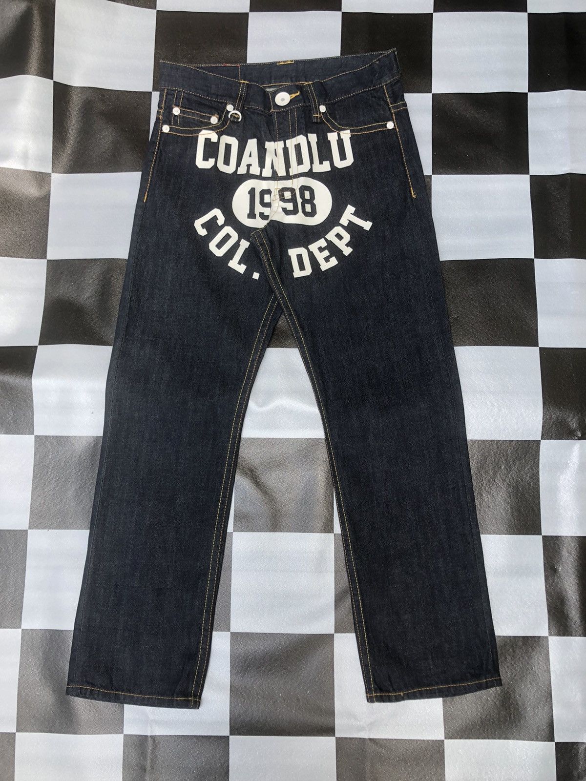 Denim & Co. × Grailed 💢Rare💢vintage’1998🔥COANDLU🔥Col.Dept Big logo PRINTED Jeans Size US 32 / EU 48 - 12 Thumbnail