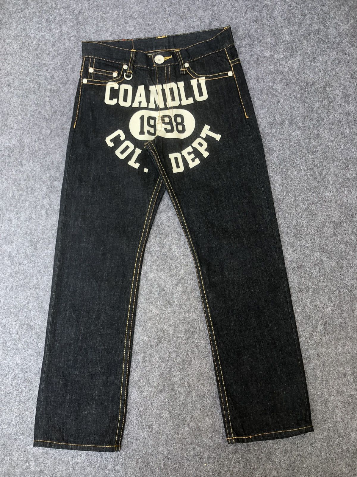 Denim & Co. × Grailed 💢Rare💢vintage’1998🔥COANDLU🔥Col.Dept Big logo PRINTED Jeans Size US 32 / EU 48 - 1 Thumbnail
