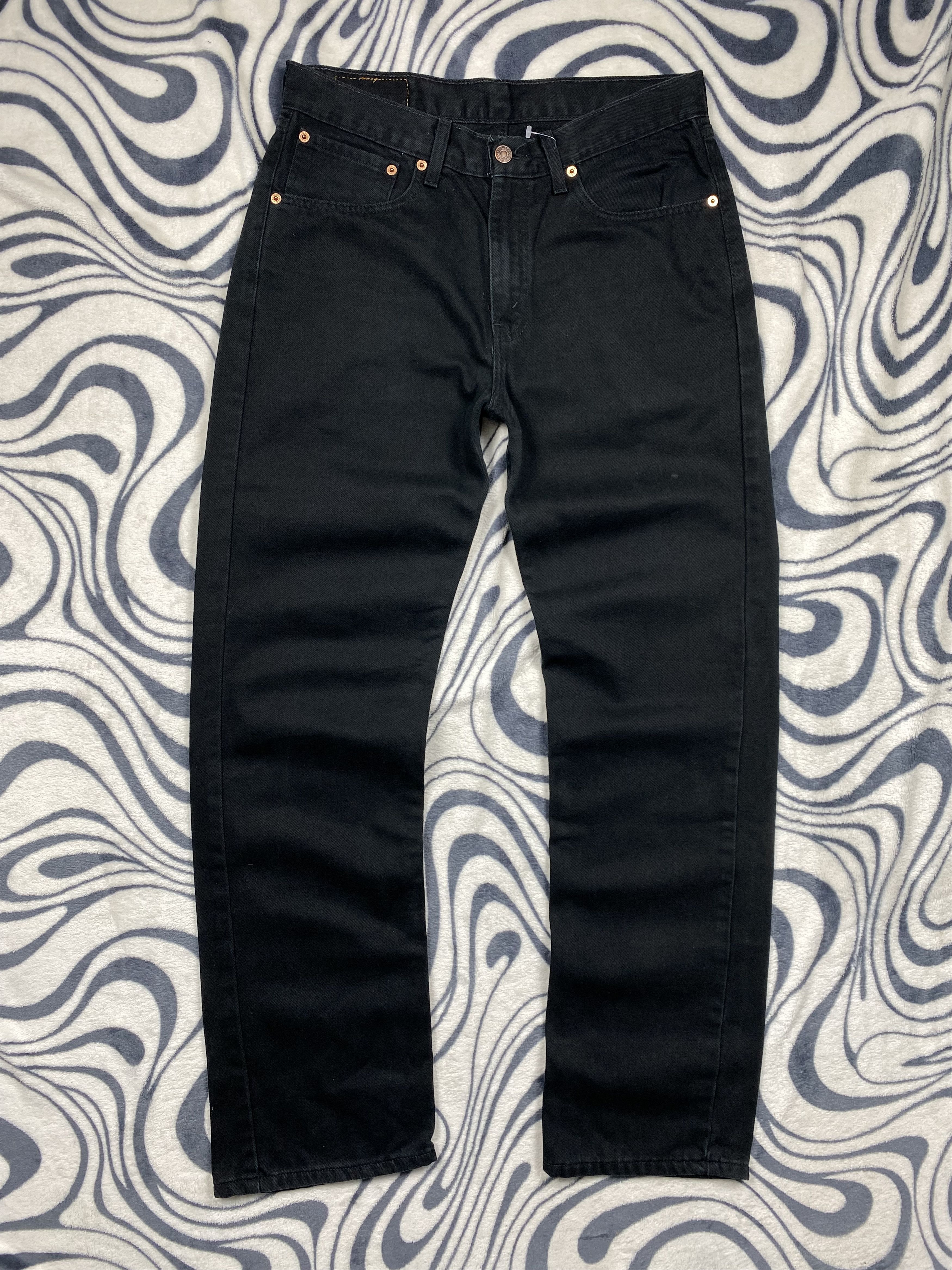 Levi's Levis 751 Vintage Mens Black Denim Pants Jeans Size US 32 / EU 48 - 4 Thumbnail