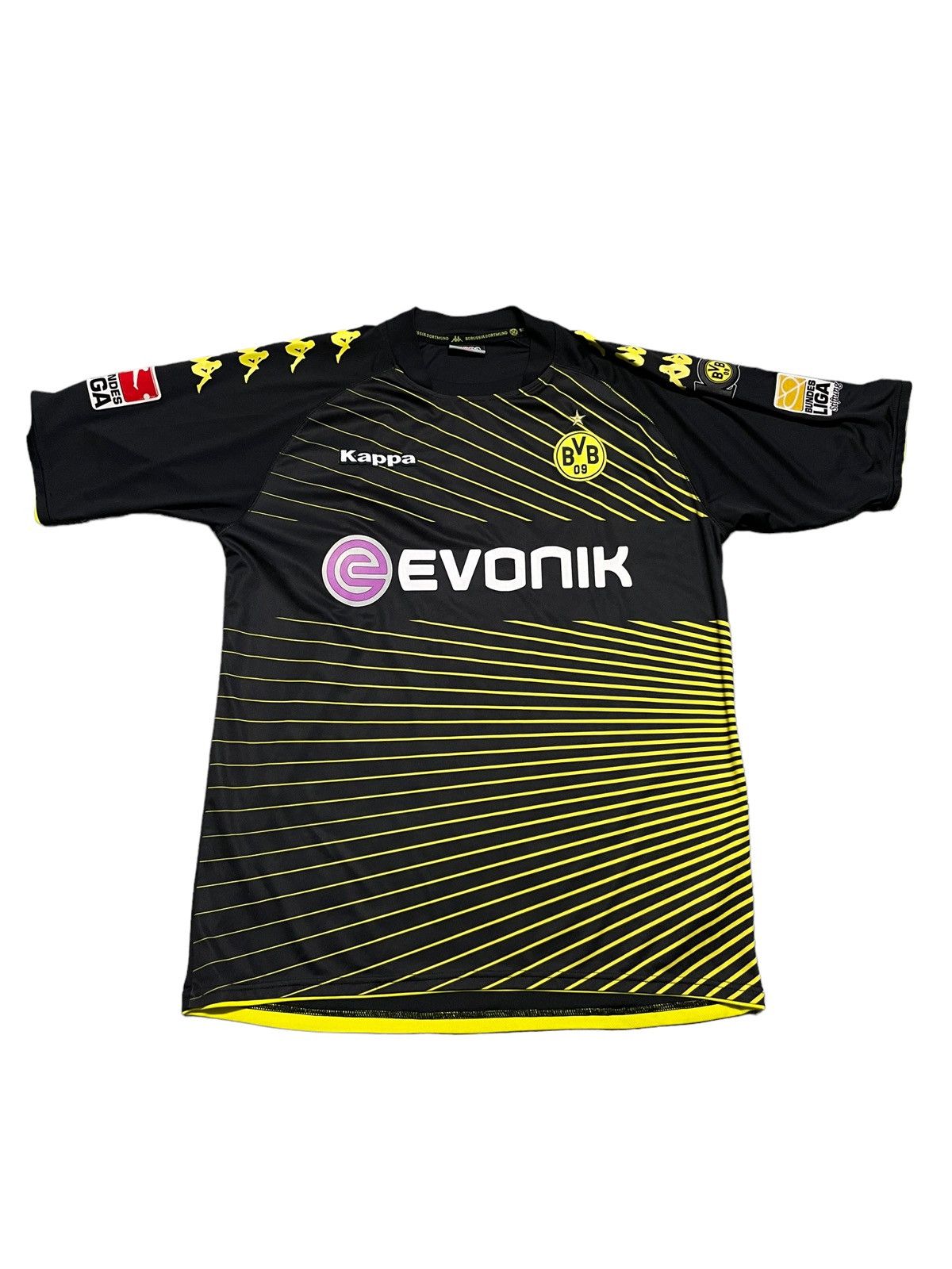 Kappa Kappa 2009-2010 Borussia Dortmund BVB away jersey Barrios Size US XXL / EU 58 / 5 - 1 Thumbnail