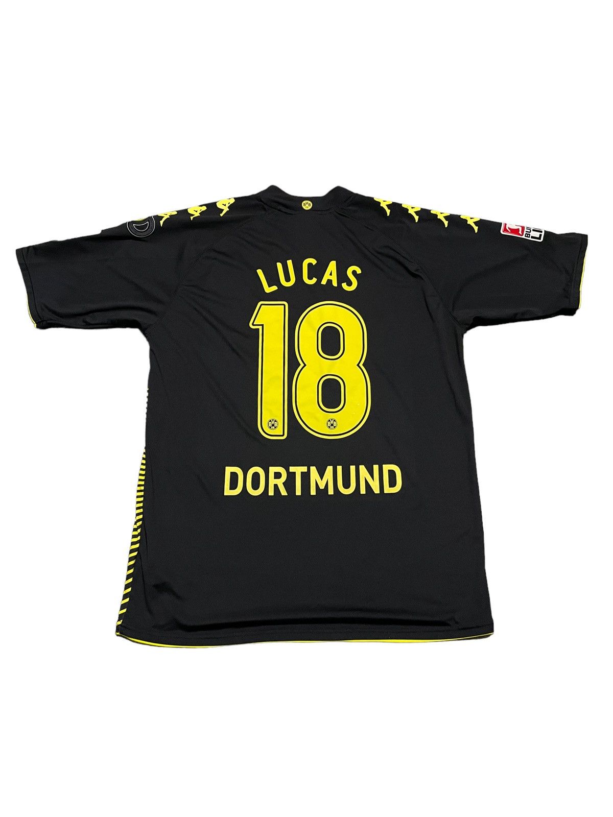 Kappa Kappa 2009-2010 Borussia Dortmund BVB away jersey Barrios Size US XXL / EU 58 / 5 - 2 Thumbnail