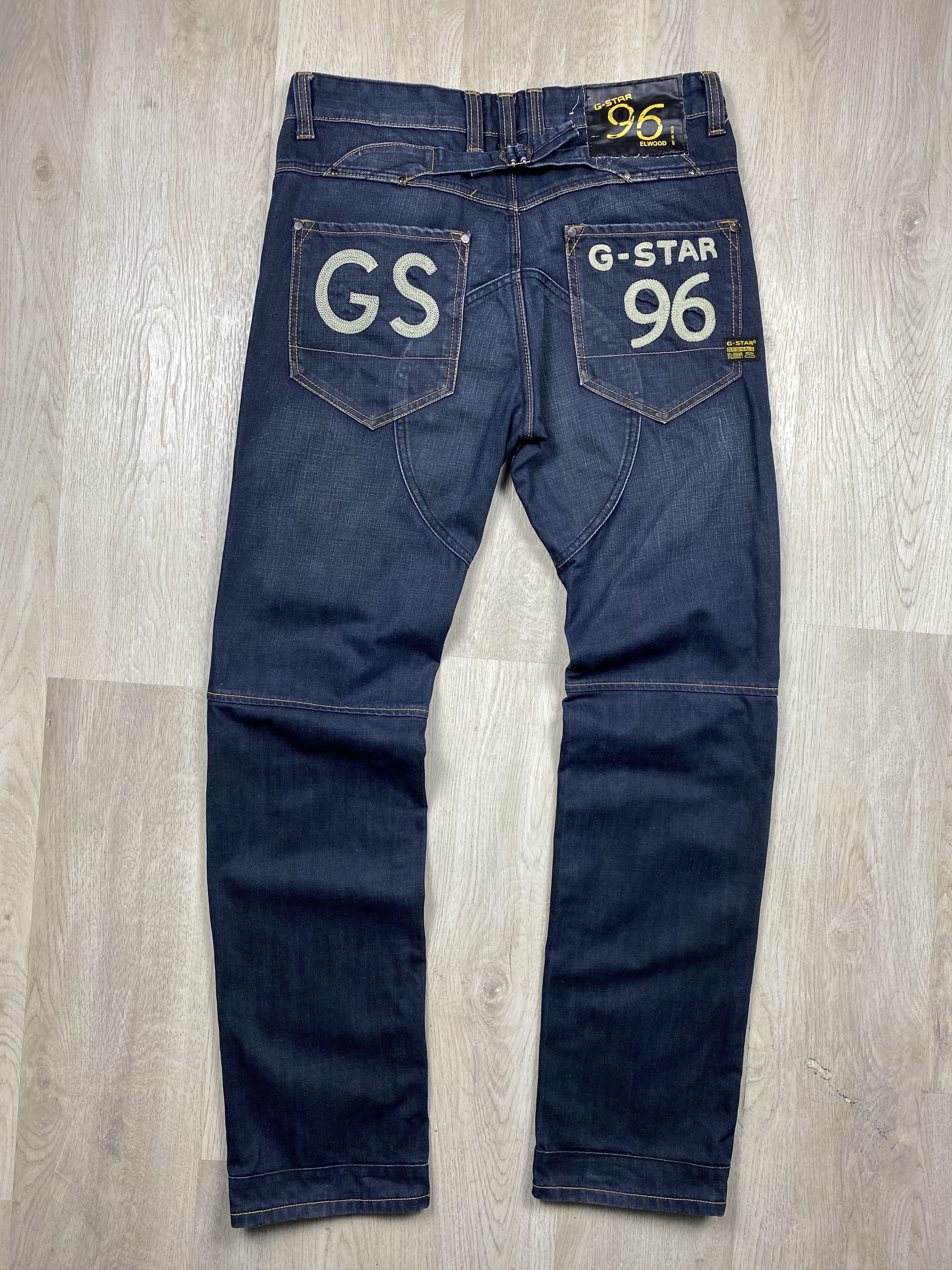 G Star Raw Vintage Mens Denim Pants Double Knee Jeans