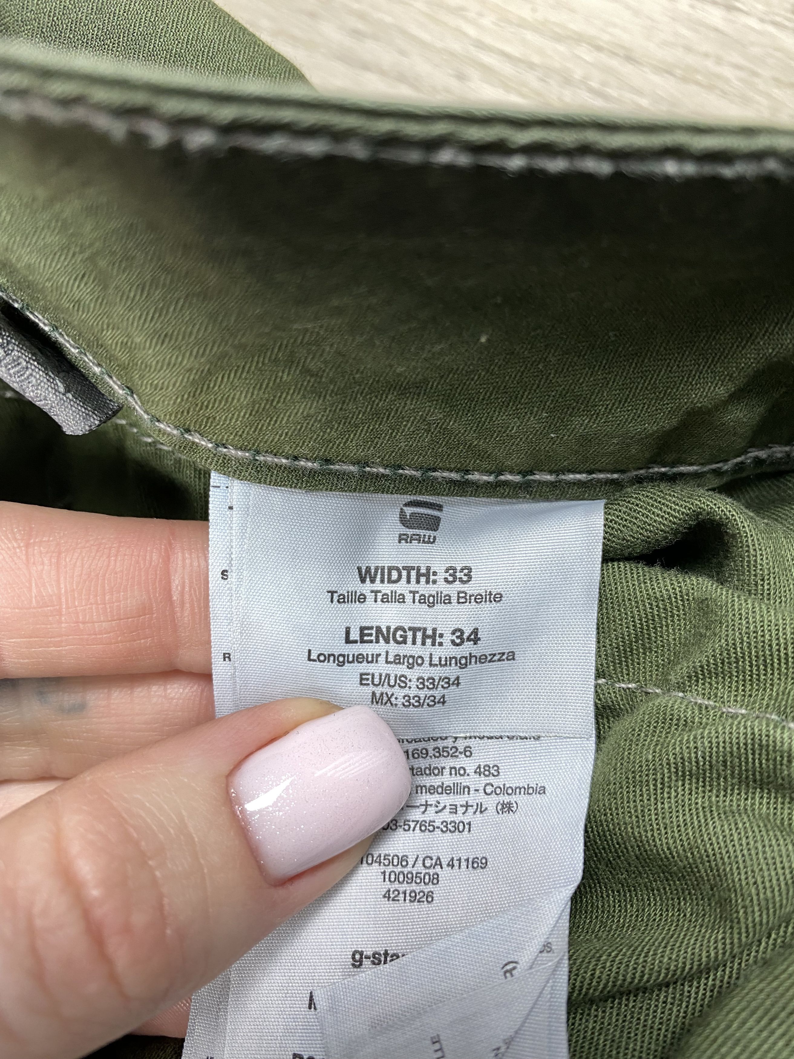 G-Star G STAR RAW Mens Multipocket Cargo Pants Size US 33 - 7 Thumbnail