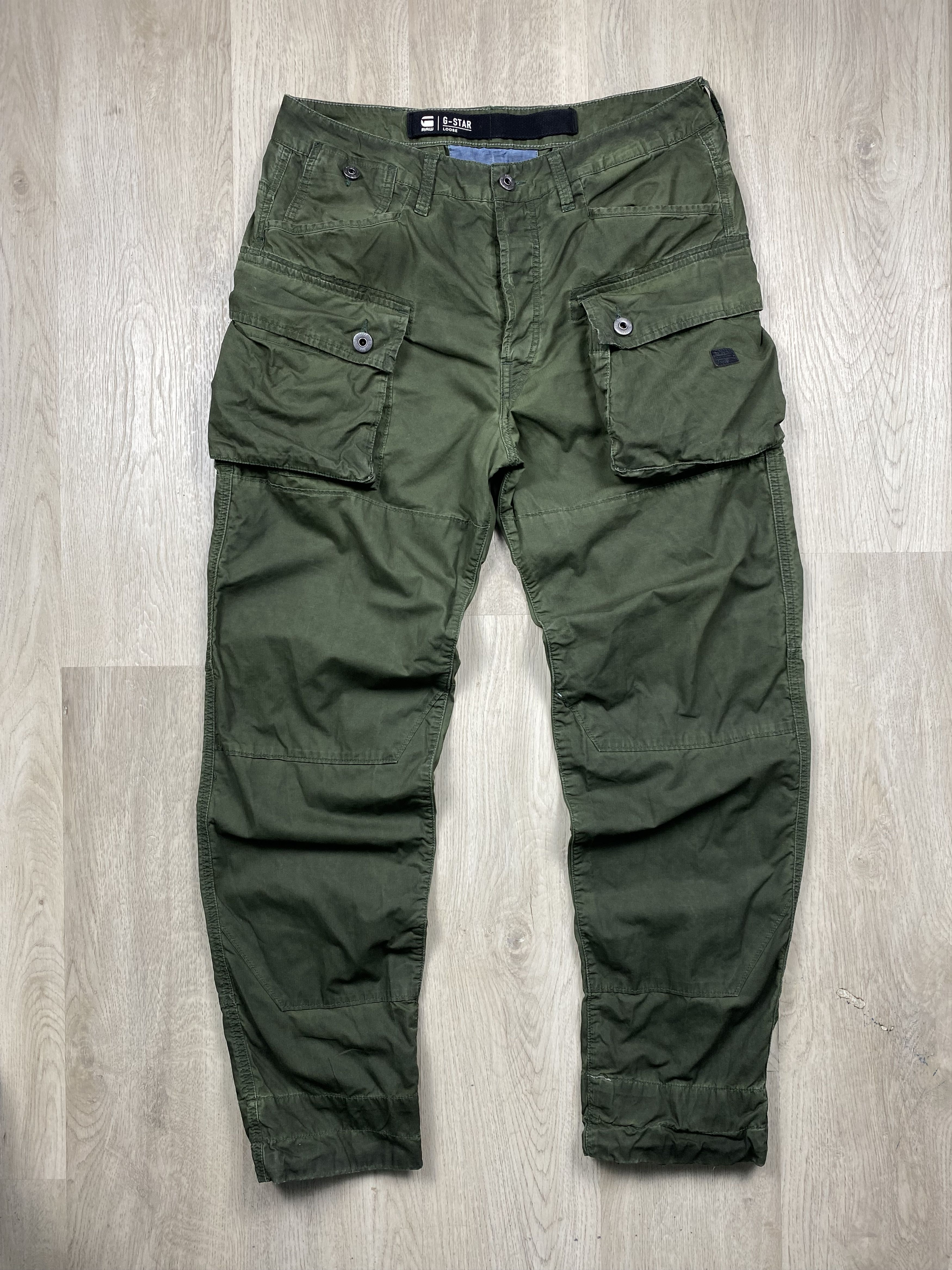 G-Star G STAR RAW Mens Multipocket Cargo Pants Size US 33 - 1 Thumbnail