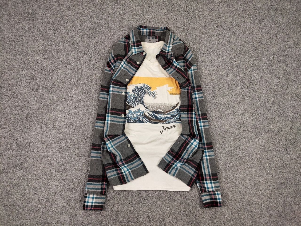 Flannel Vintage Flannel Shirt Travis Scott Style Size US L / EU 52-54 / 3 - 1 Thumbnail