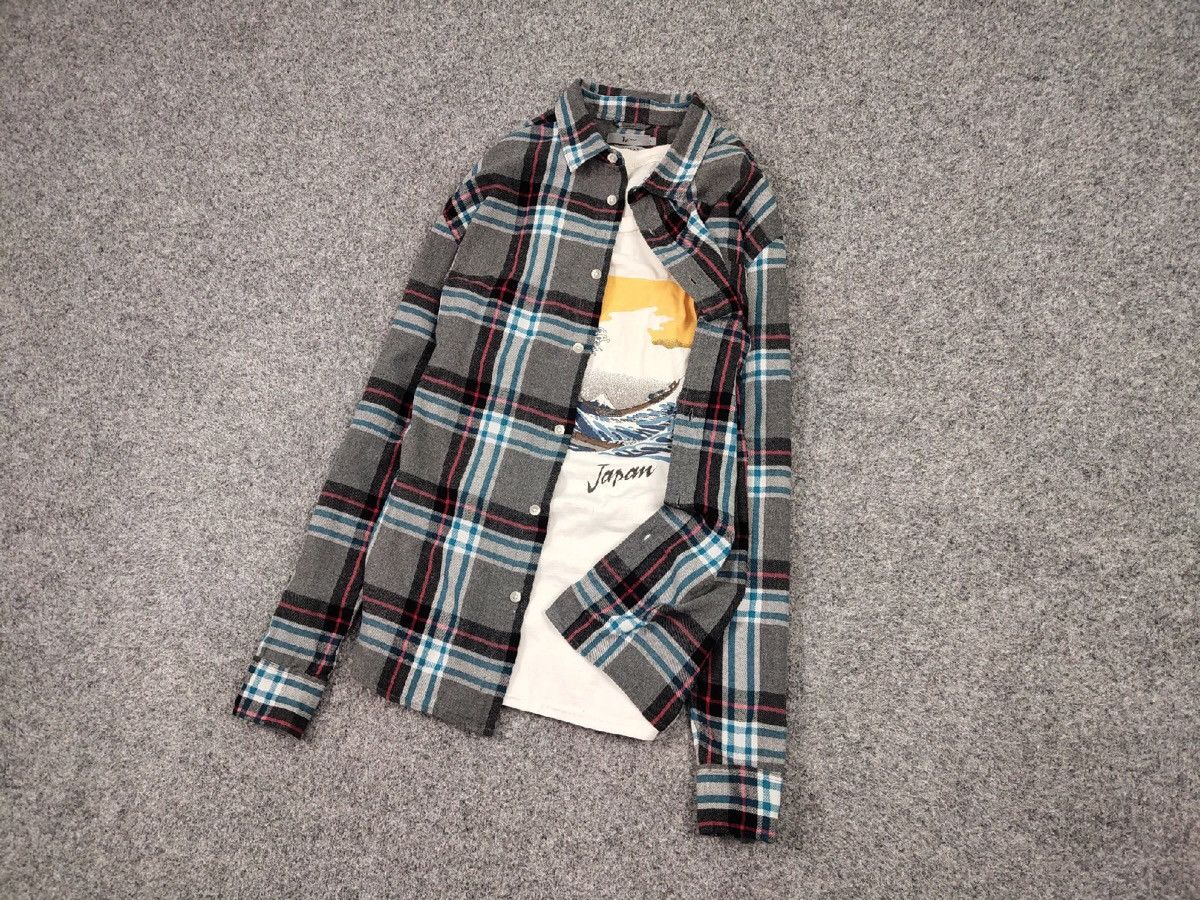 Flannel Vintage Flannel Shirt Travis Scott Style Size US L / EU 52-54 / 3 - 7 Thumbnail