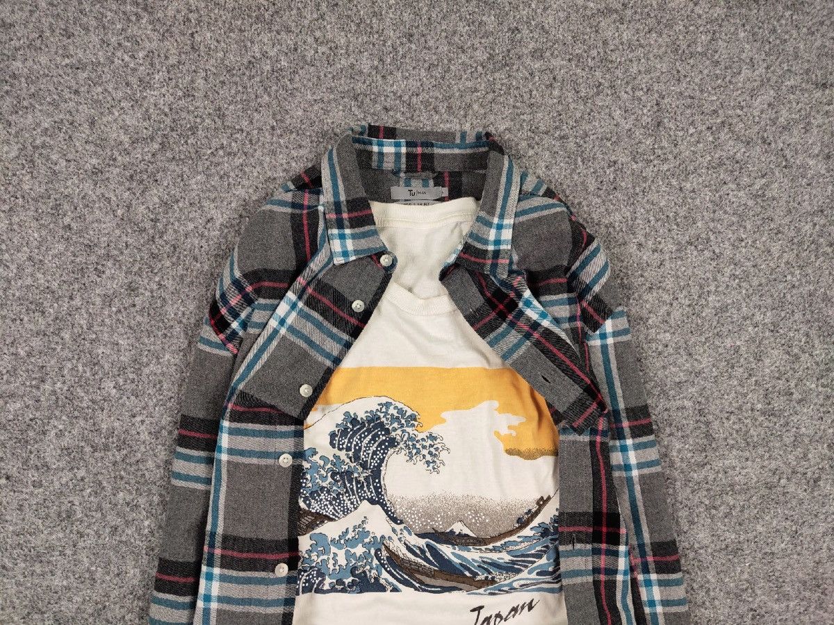 Flannel Vintage Flannel Shirt Travis Scott Style Size US L / EU 52-54 / 3 - 4 Thumbnail