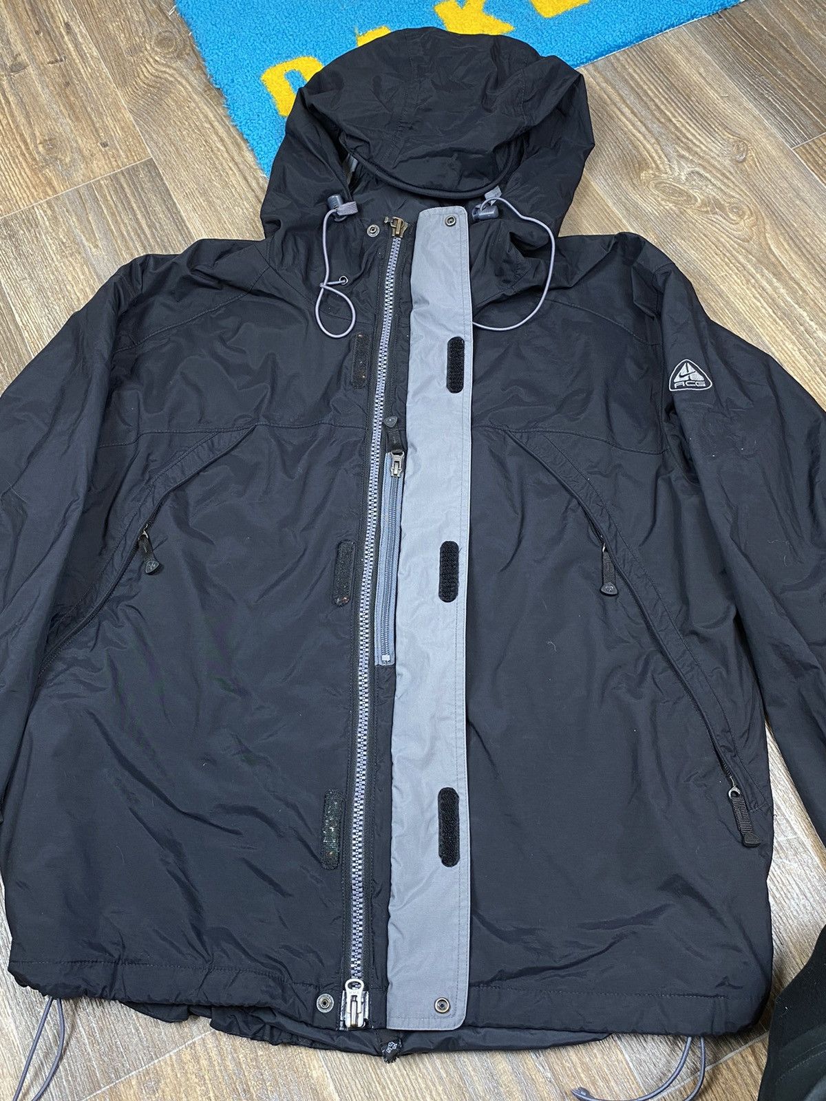Nike × Nike ACG × Vintage Vintage Nike ACG gorpcore black ski jacket Size US L / EU 52-54 / 3 - 4 Thumbnail