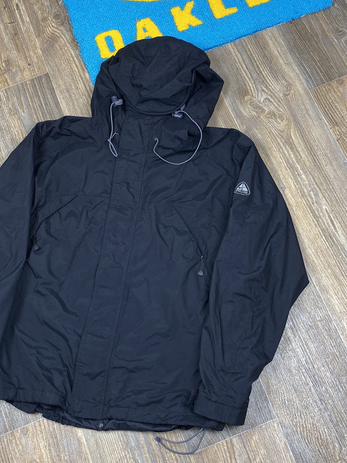 Nike × Nike ACG × Vintage Vintage Nike ACG gorpcore black ski jacket Size US L / EU 52-54 / 3 - 2 Thumbnail