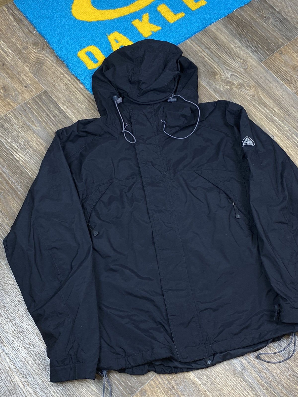 Nike × Nike ACG × Vintage Vintage Nike ACG gorpcore black ski jacket Size US L / EU 52-54 / 3 - 3 Thumbnail