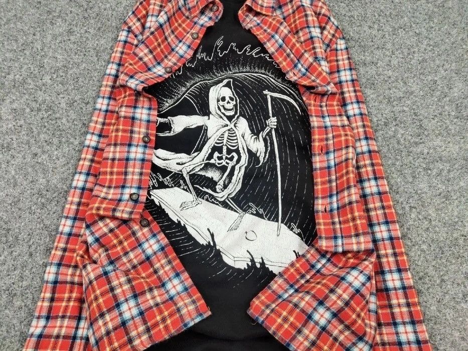 Flannel Vintage Flannel Shirt Travis Scott Style Size US M / EU 48-50 / 2 - 6 Thumbnail