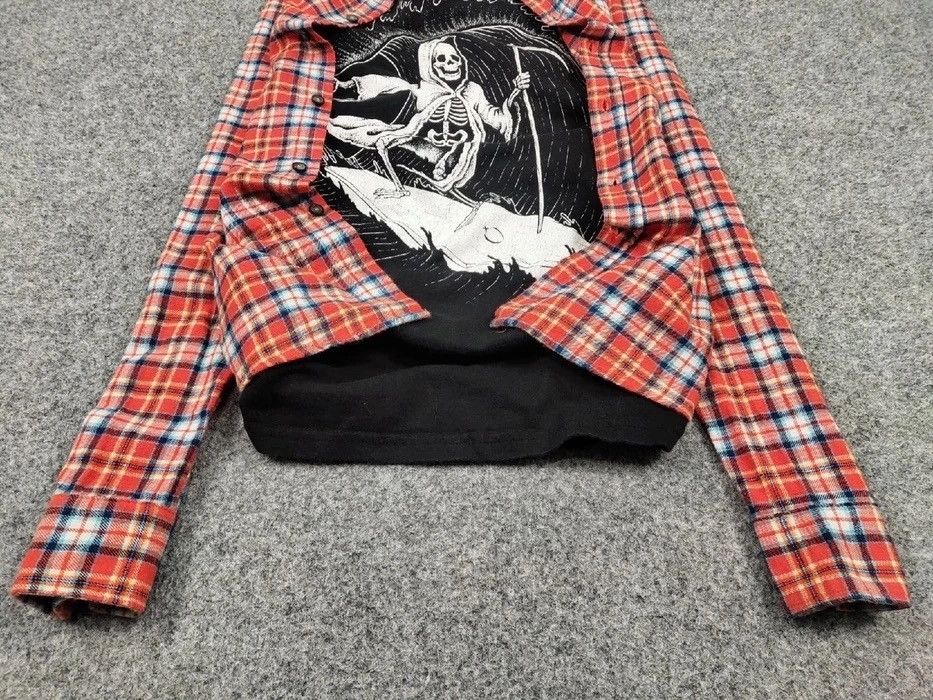 Flannel Vintage Flannel Shirt Travis Scott Style Size US M / EU 48-50 / 2 - 5 Thumbnail