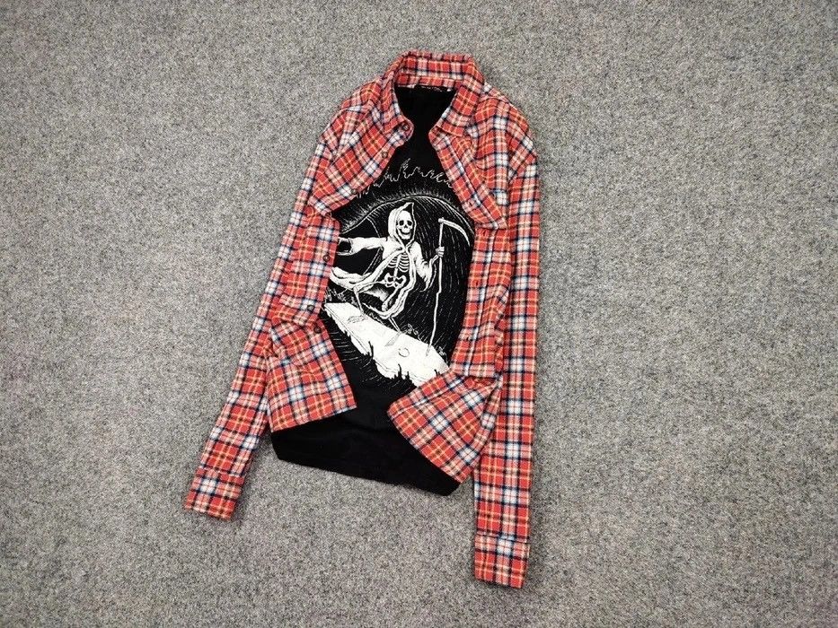 Flannel Vintage Flannel Shirt Travis Scott Style Size US M / EU 48-50 / 2 - 3 Thumbnail