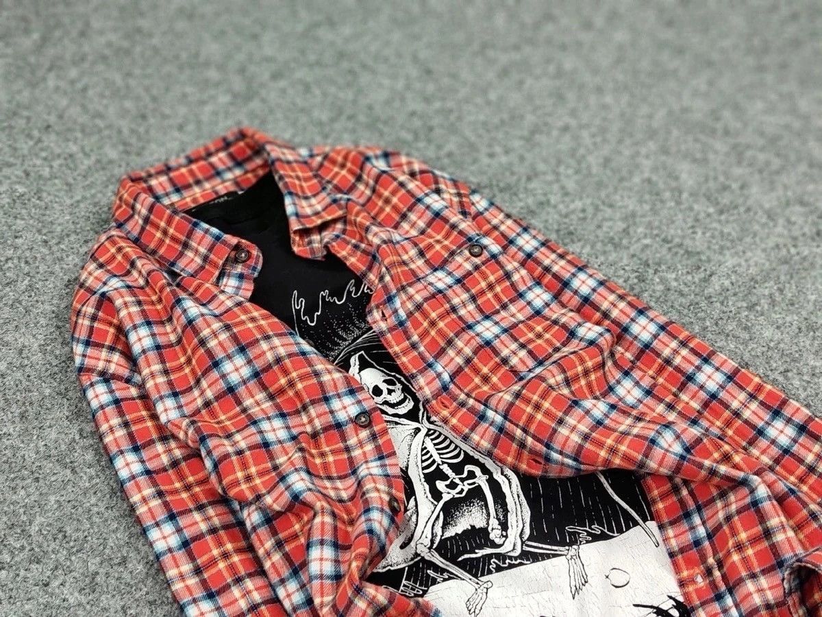 Flannel Vintage Flannel Shirt Travis Scott Style Size US M / EU 48-50 / 2 - 11 Thumbnail