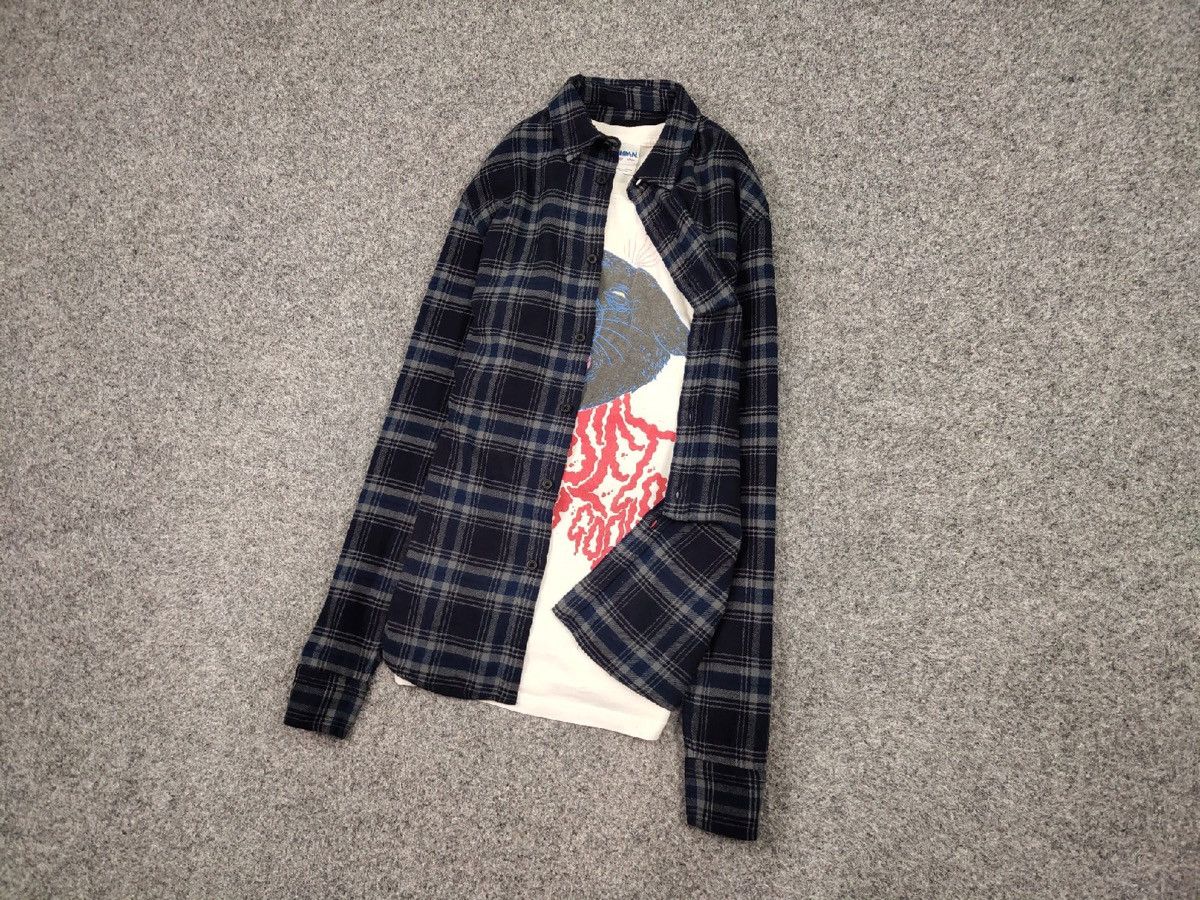 Flannel Vintage Flannel Shirt Travis Scott Style Size US S / EU 44-46 / 1 - 6 Thumbnail
