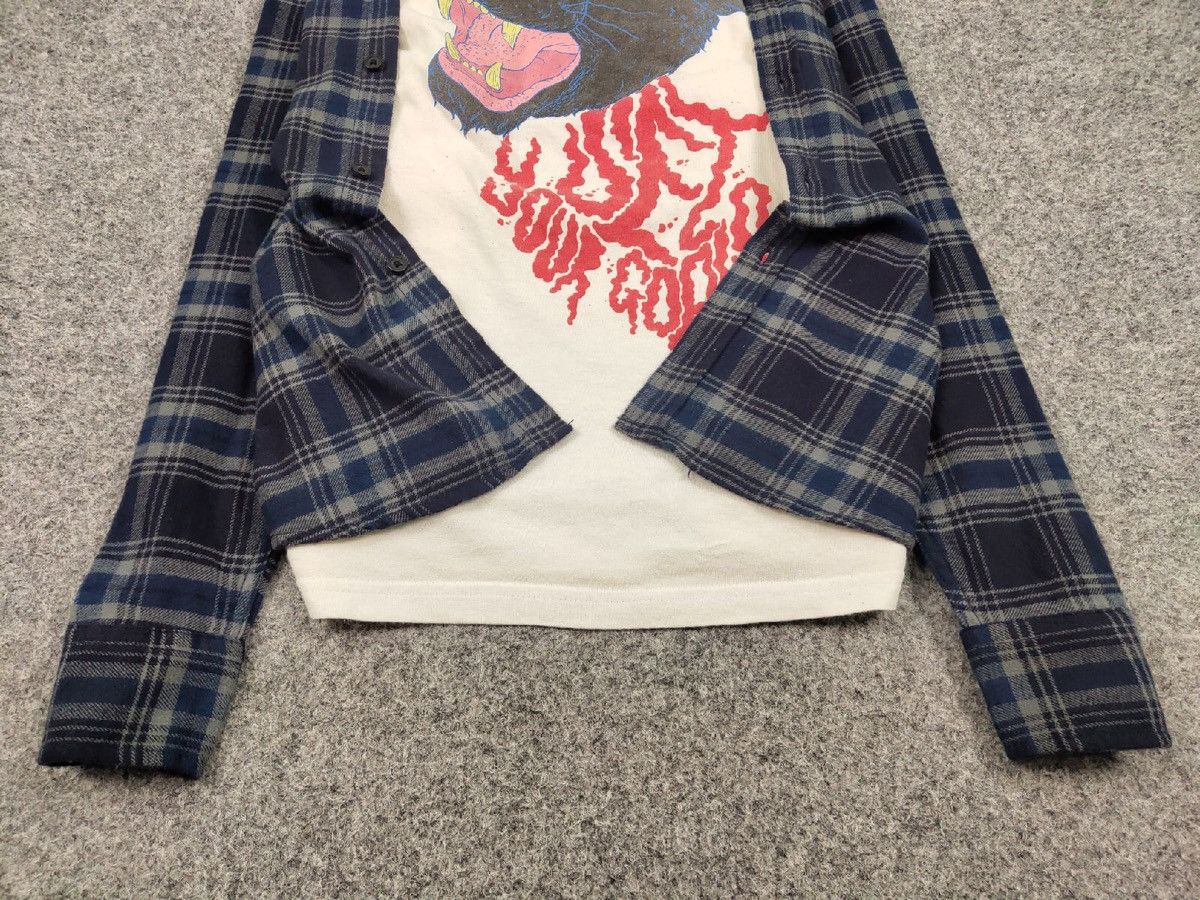 Flannel Vintage Flannel Shirt Travis Scott Style Size US S / EU 44-46 / 1 - 4 Thumbnail